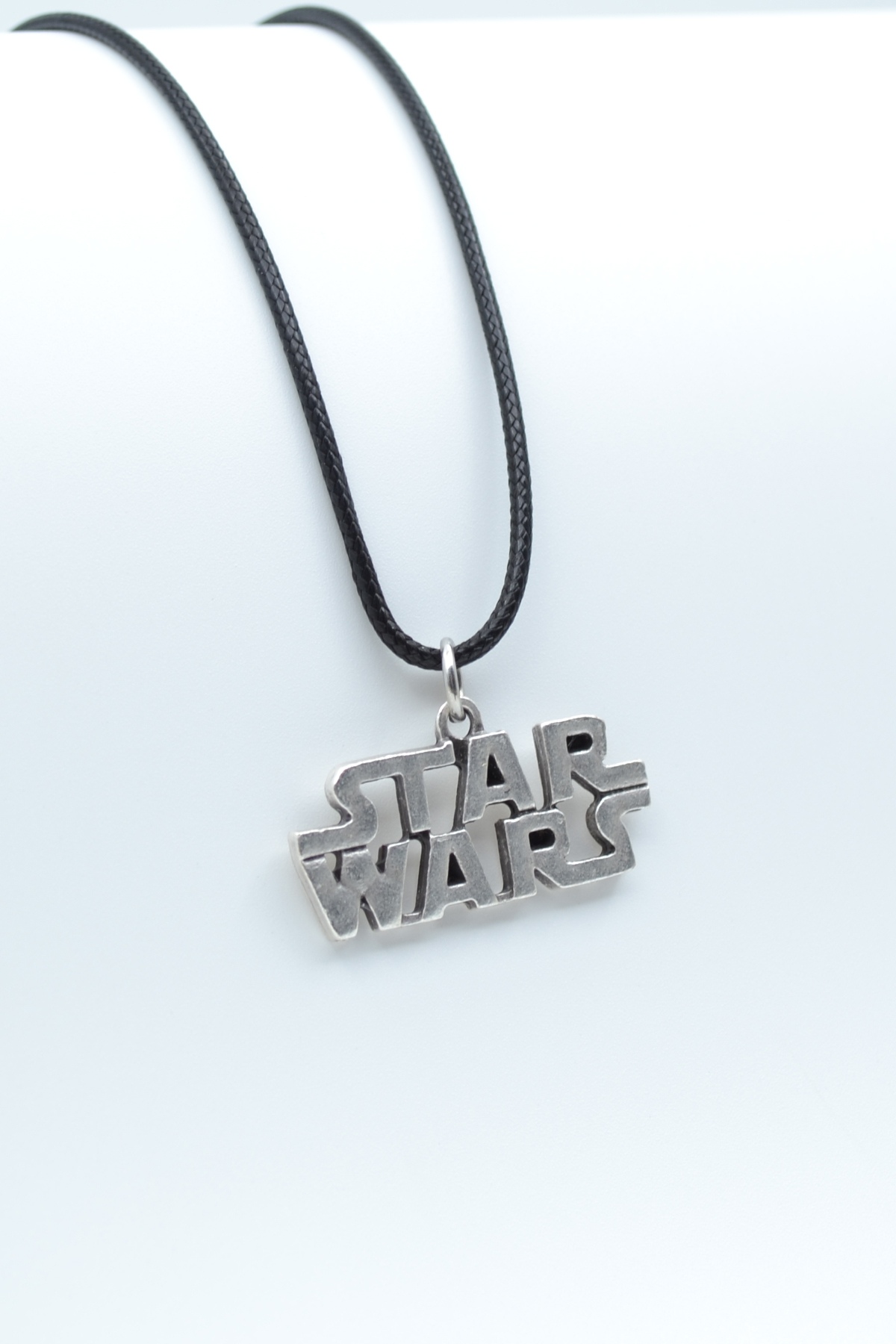 Star Wars Silver Plated Leather Rope Necklace