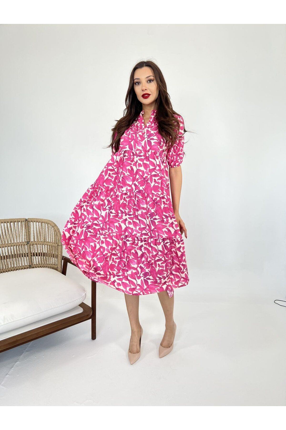 Kıvanç Moda 5522 ELBİSE-HAMAVER