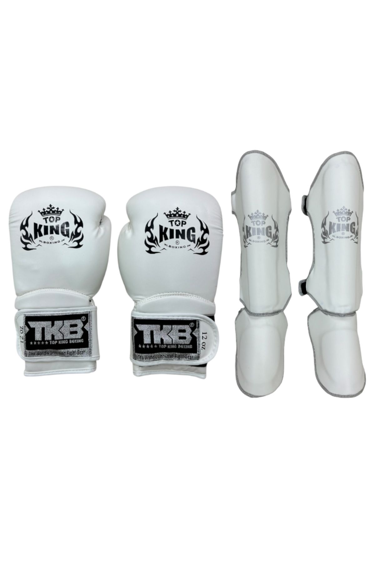 topking Boks eldiven kaval koruyucu set boks eldiveni ve kaval koruyucu