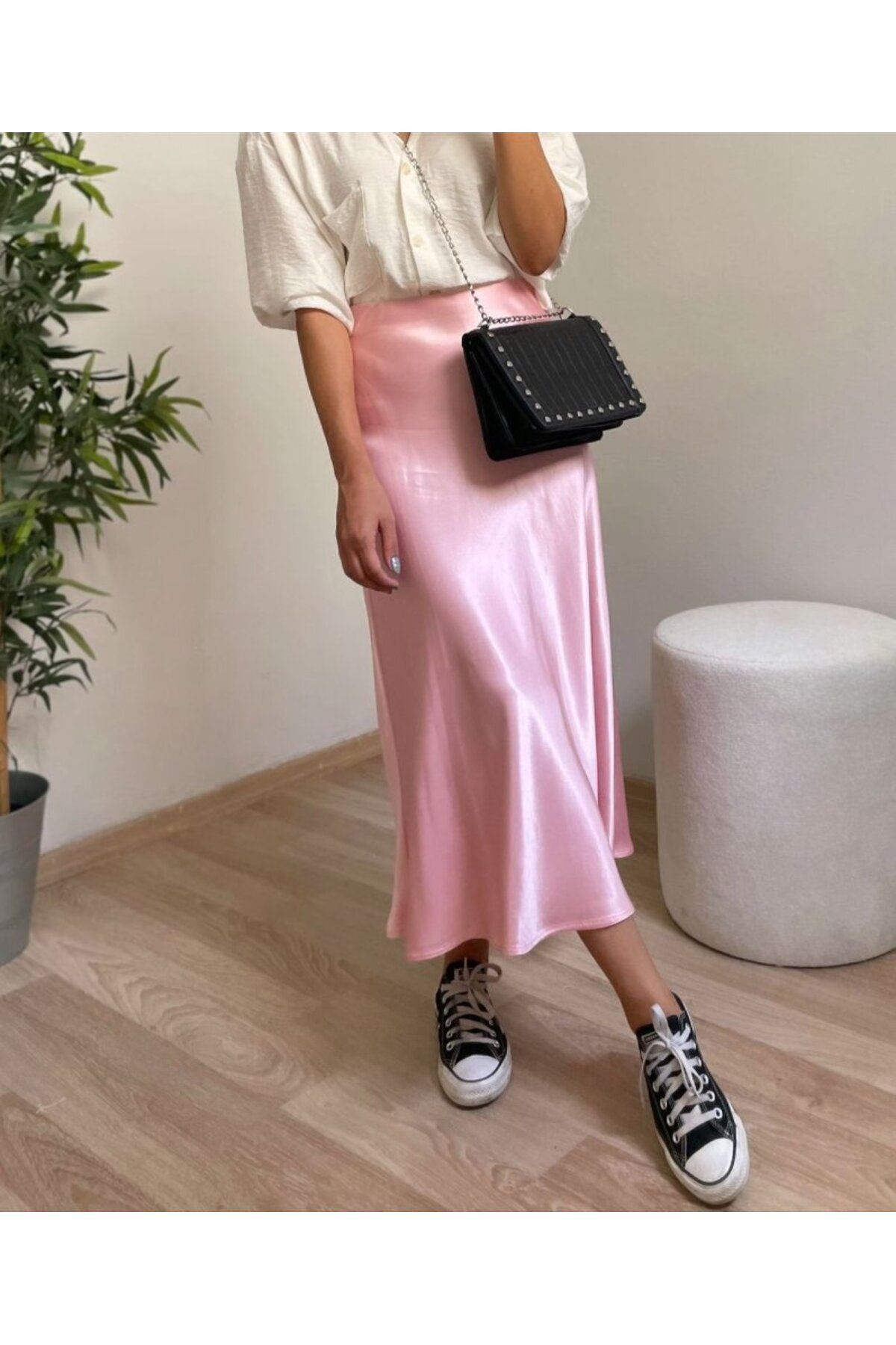 theElitist 15806 Saten Etek - Pembe