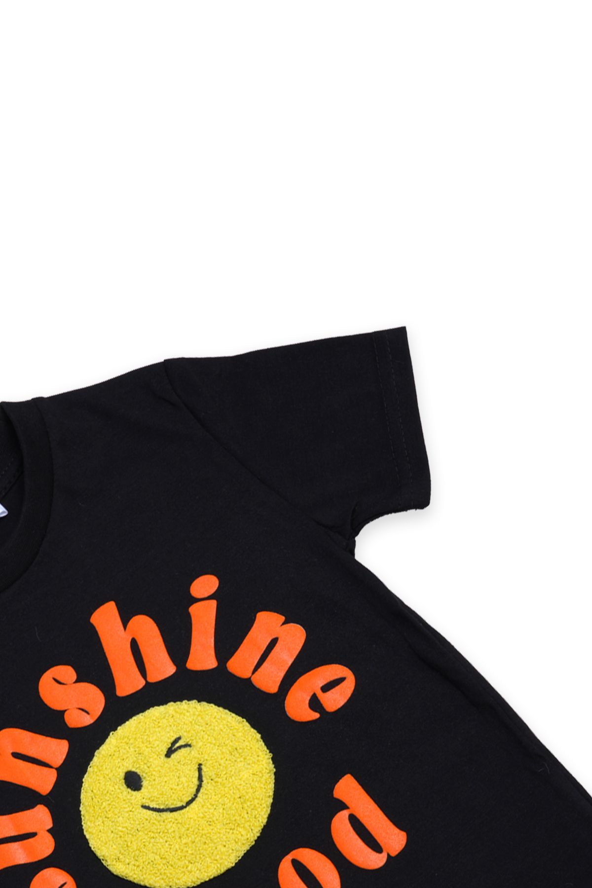 Moda Beauty-Sunshine Mood Graphic T-Shirt - Black 2