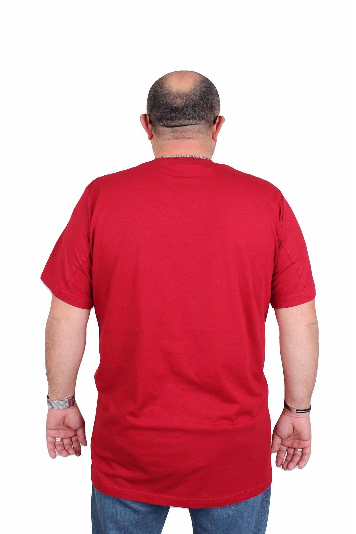 MocGrande-Tricou cu decolteu rotund pentru bărbați, mărime mare, Un Beat En 25146 MAROON 3