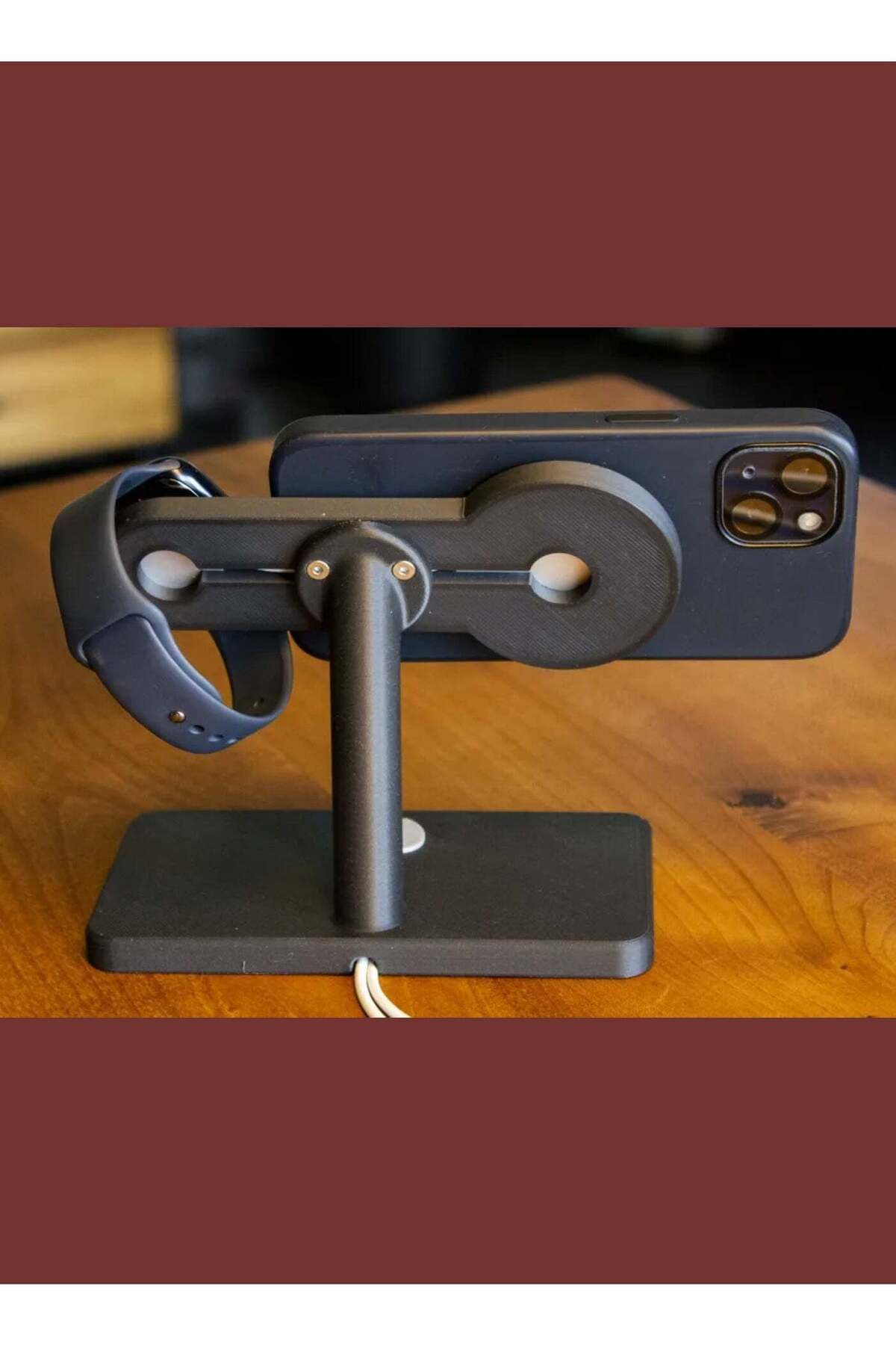 3D Brothers-MagSafe Charger Stand for iPhone and Apple Watch - leek & Functional Dock 4