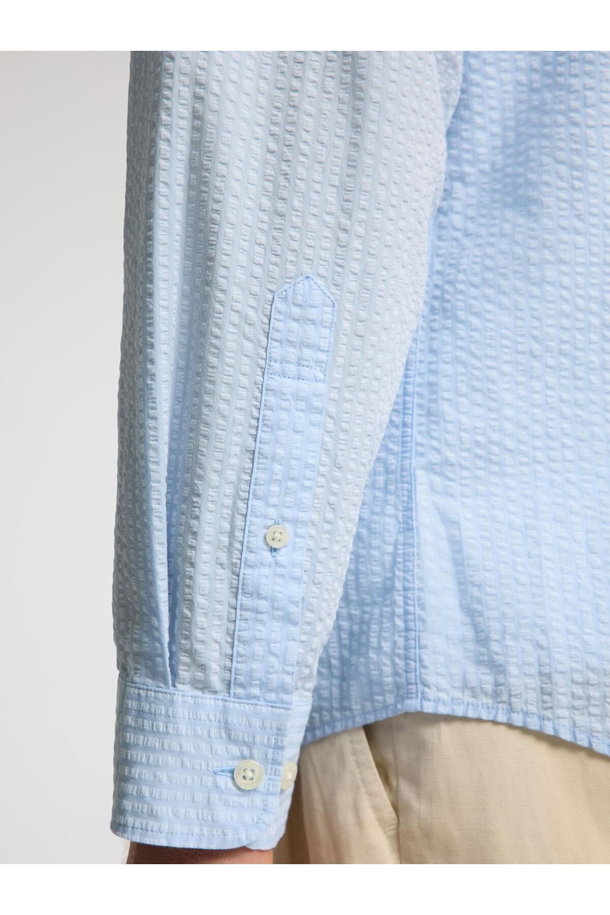 Selected Homme-Langarmhemd Seersucker 5