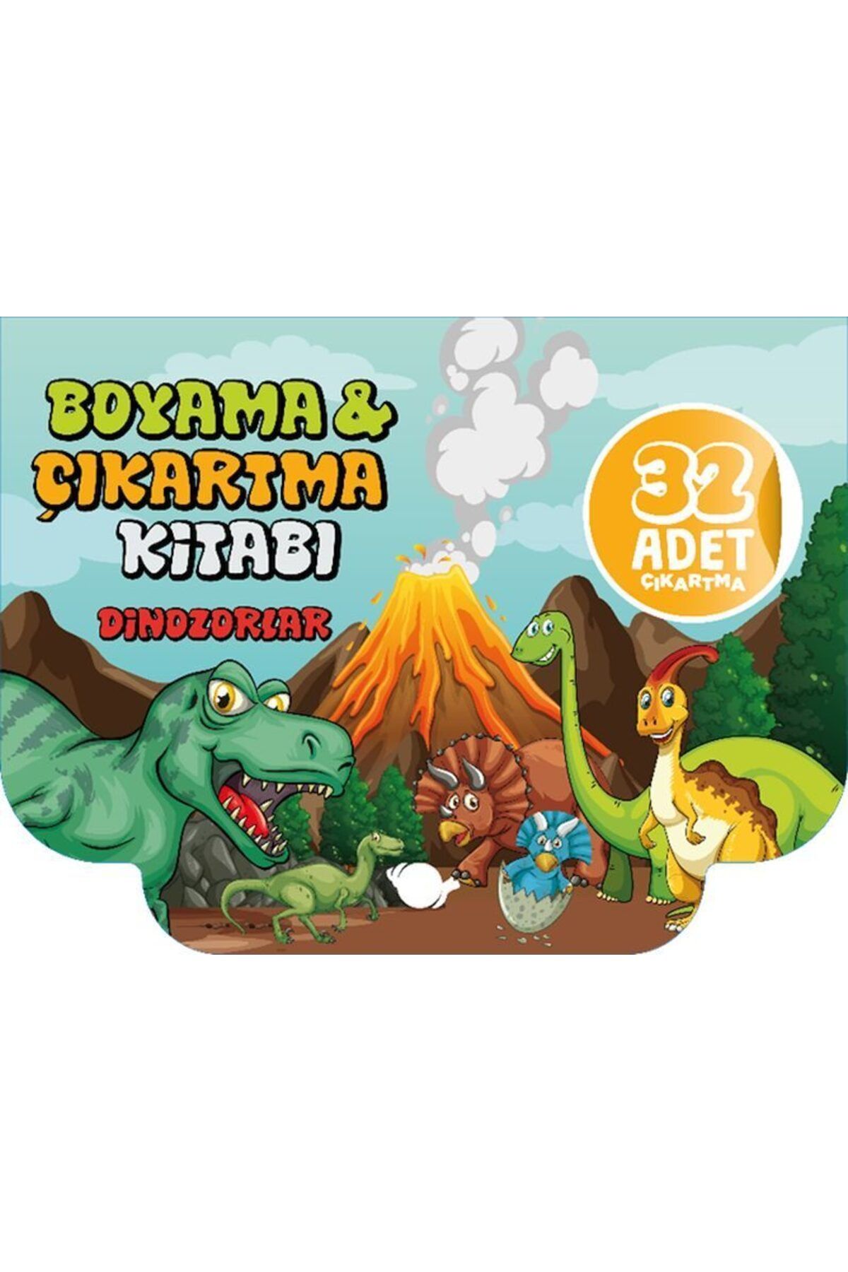 Karatay Yayınları Dinozorlar Boyama ve Çıkartma Kitabı