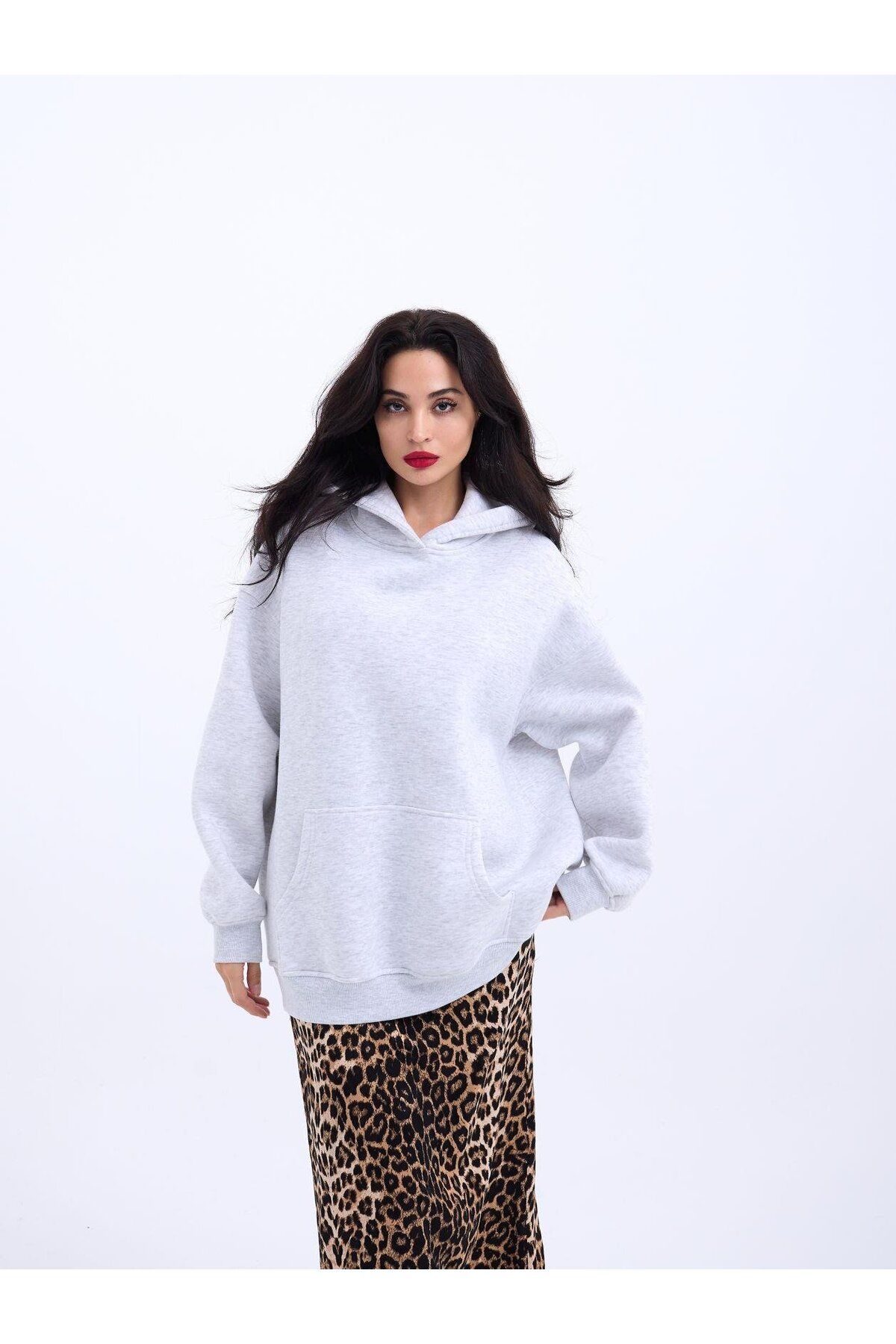 Meleners 7214 SWEAT-KAR MELANJ