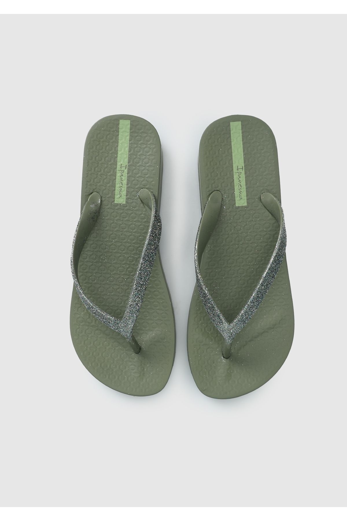 İpanema-Flip-flops pentru damă cu plasă verde șic - 35/40 4