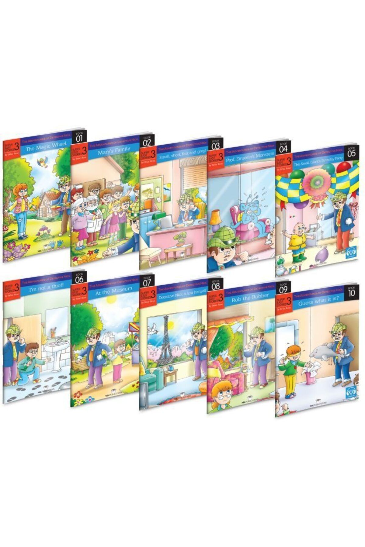 Destek Yayınları İngilizce İlkokul 3Sınıf Hikaye 10lu set Karekod Dinlemeli