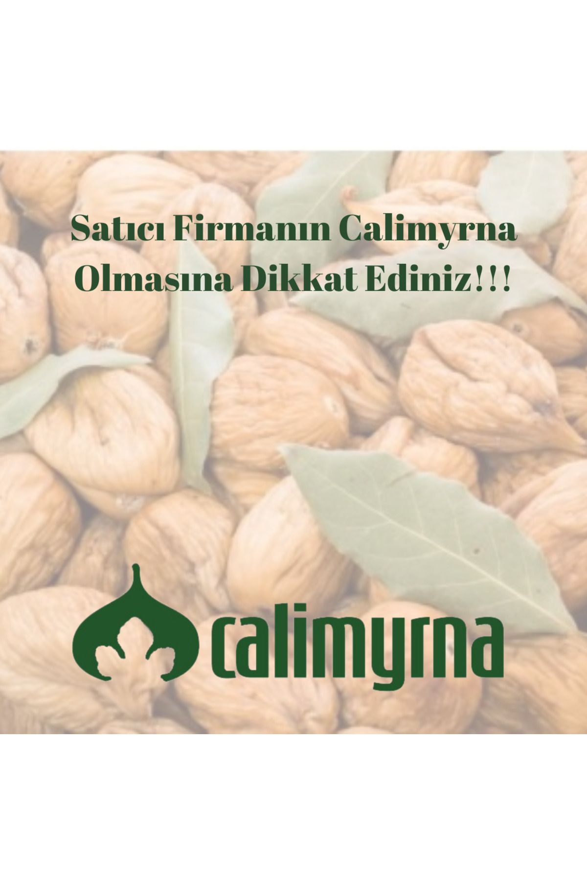 Doğal Calimyrna %100 Natural, Ince Kabuklu Ballı Sarılop Aydın Germencik Inciri (300 G)