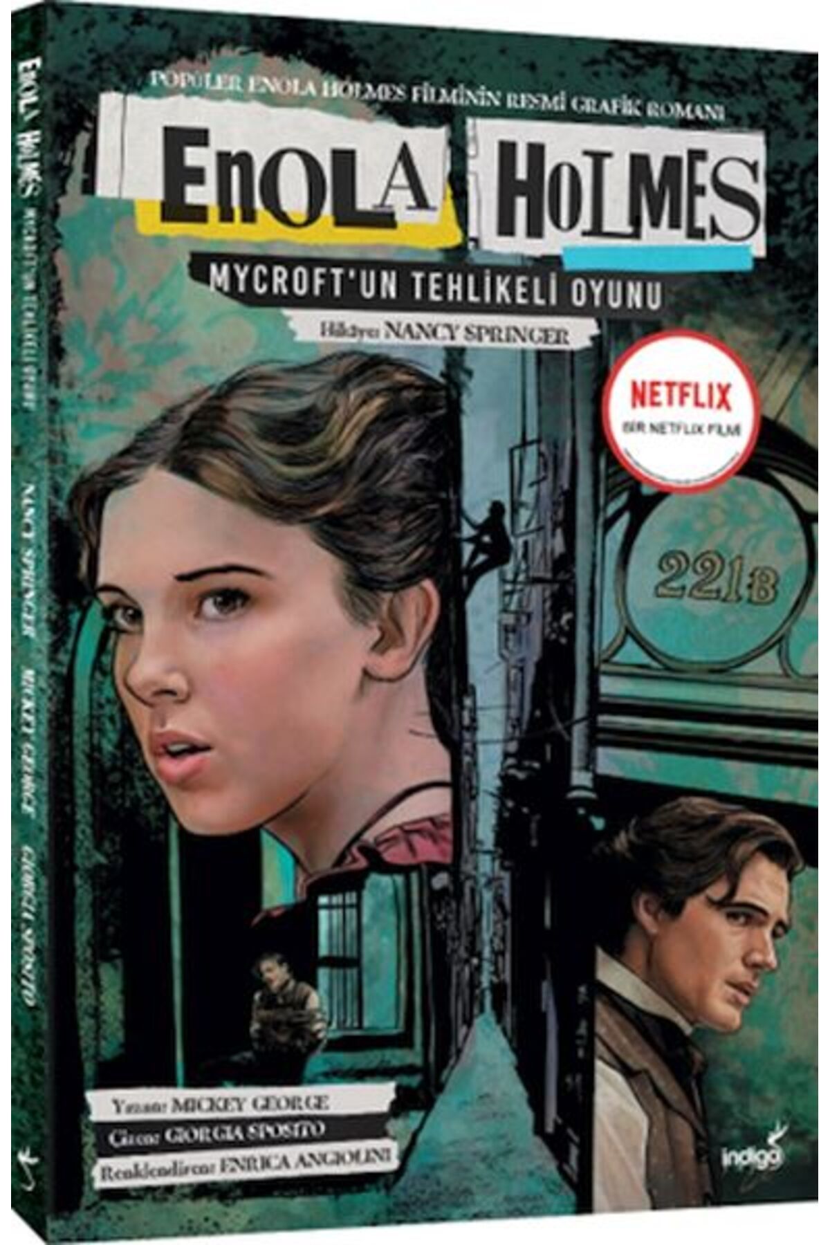 Destek Yayınları Enola Holmes - Mycroft’un Tehlikeli Oyunu