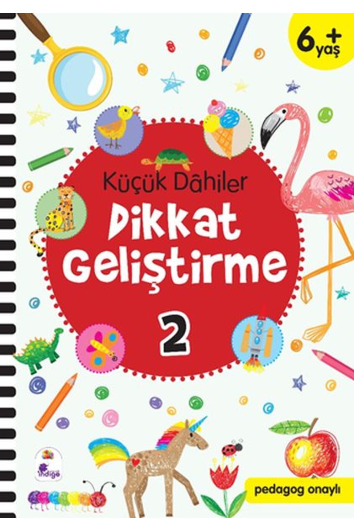Türk Dil Kurumu Yayınları Küçük Dahiler Dikkat Geliştirme 2 - 6+ Yaş (Pedagog Onaylı)