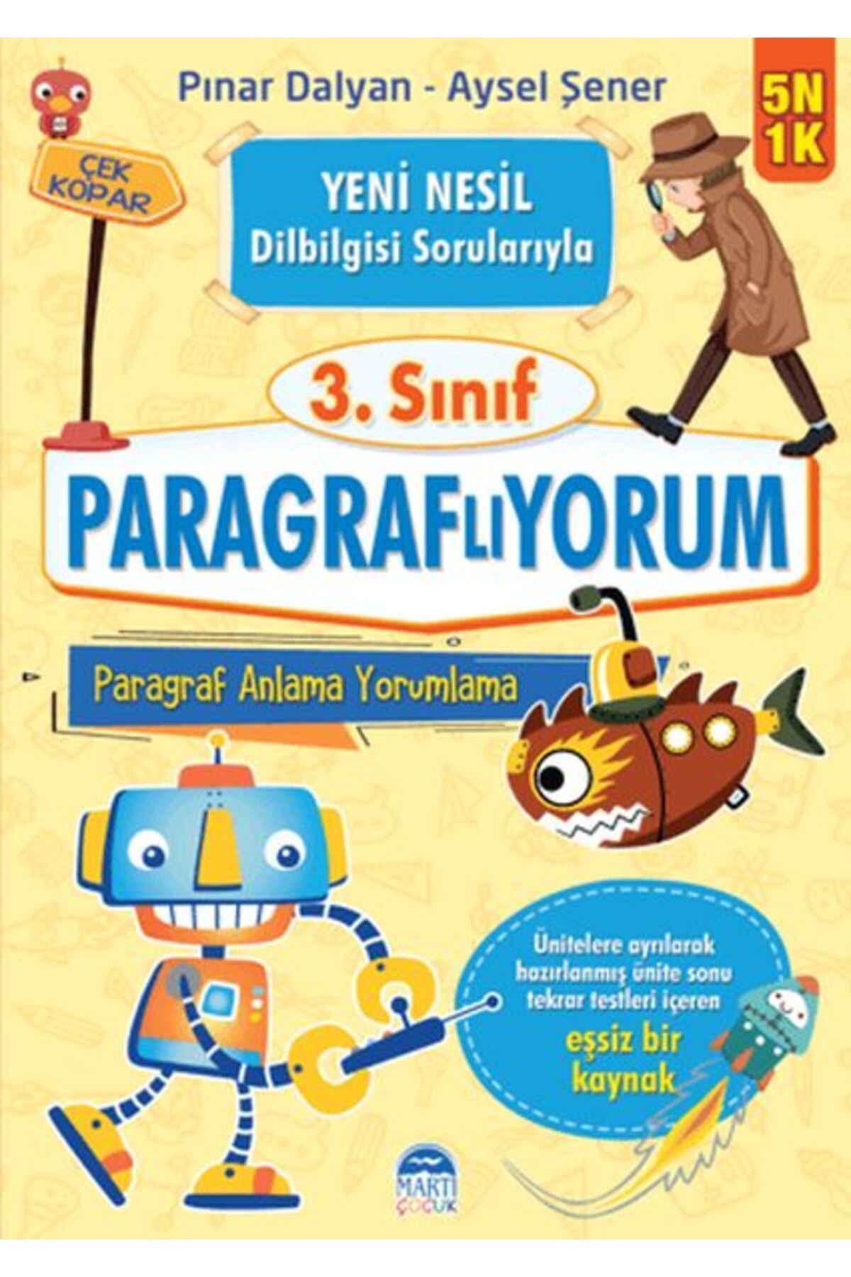 Destek Yayınları Paragraflıyorum 3. Sınıf
