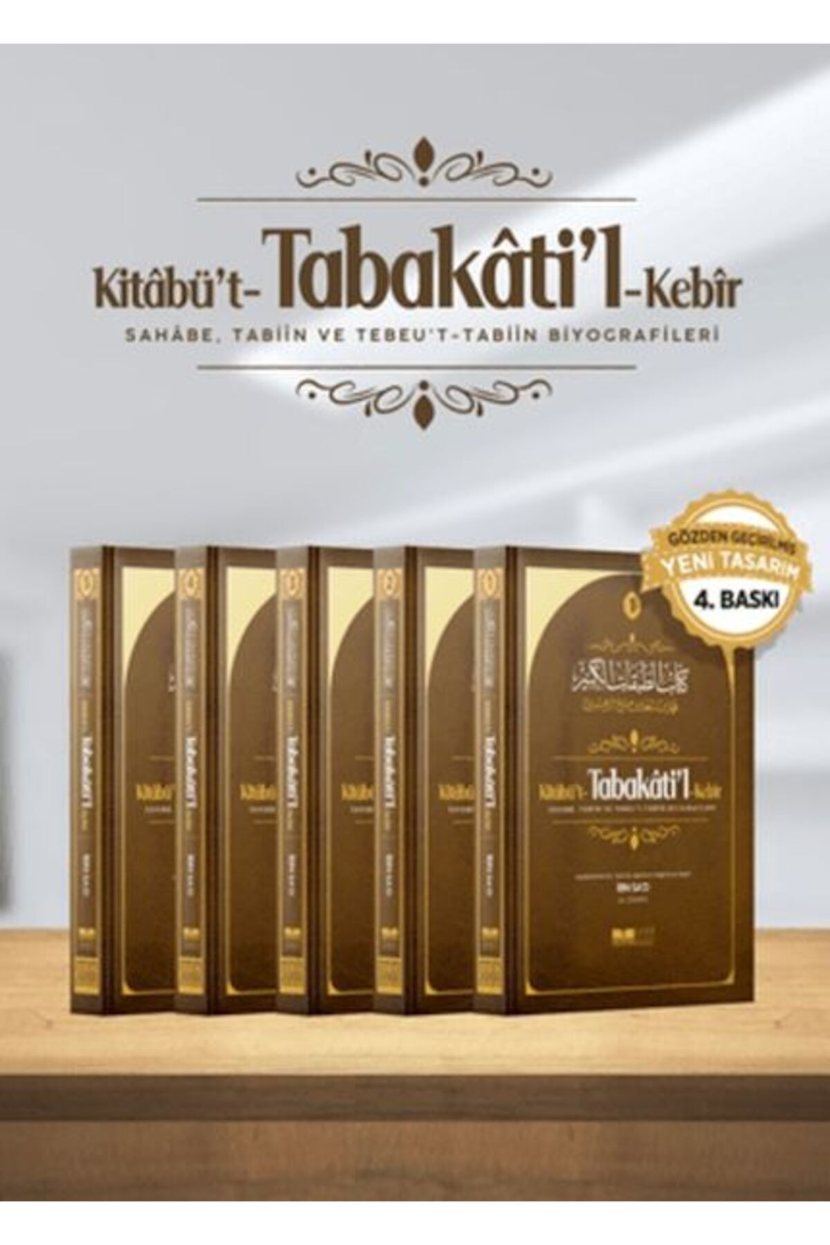 Destek Yayınları Kitabü't-Tabakati'l- Kebir Tabakat (5 Cilt)