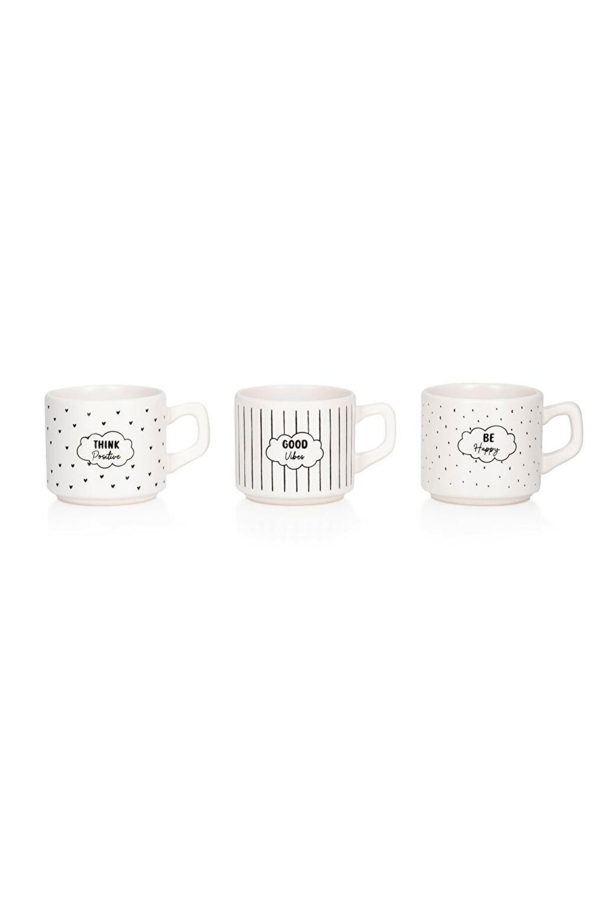 LC Waikiki-Lcw Home Printed Mug Set of 3 6