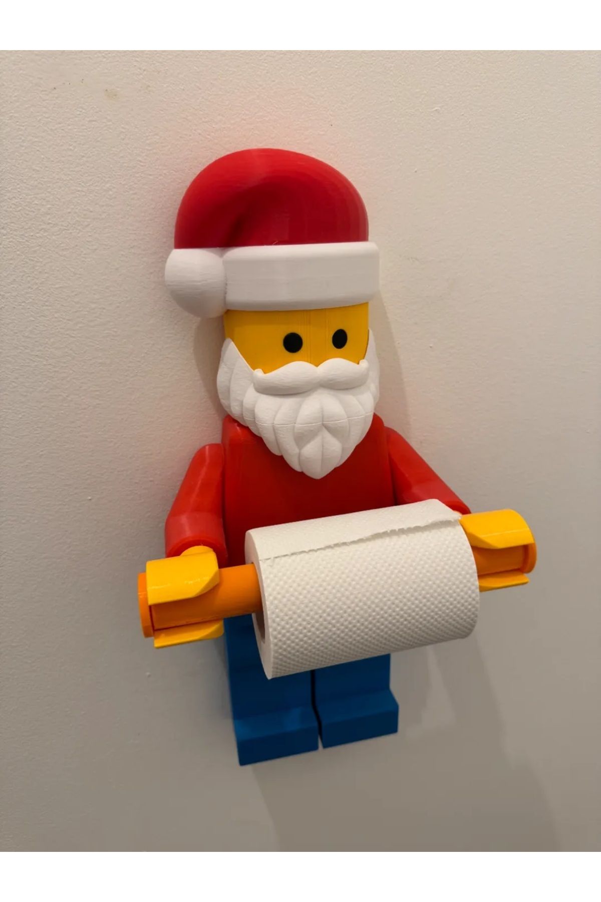 BamBam Sanat 3d Tuvalet Kağıdı tutucu brick blok yapı taşları büyük boy