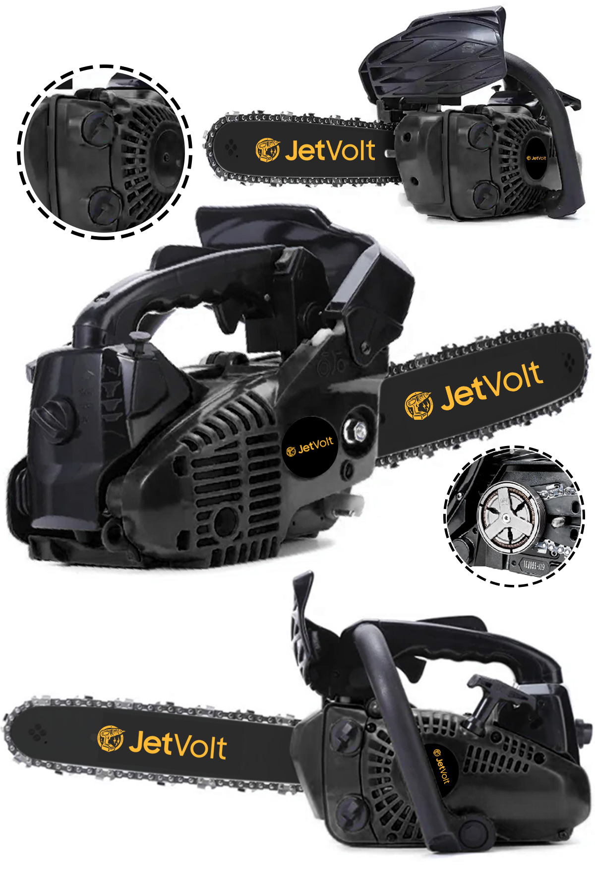 PANTONE　サバイバルキット　フルエディション JetVolt 25cc Mini Benzinli Testere Ağaç Odun Dal Budama Ve Kesme