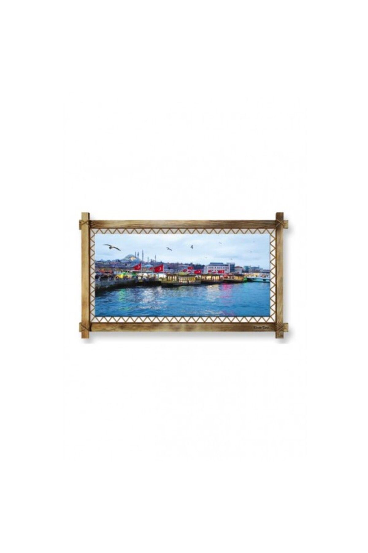 sheron style Kanvas İstanbul Manzara Düz Işıksız Tablo