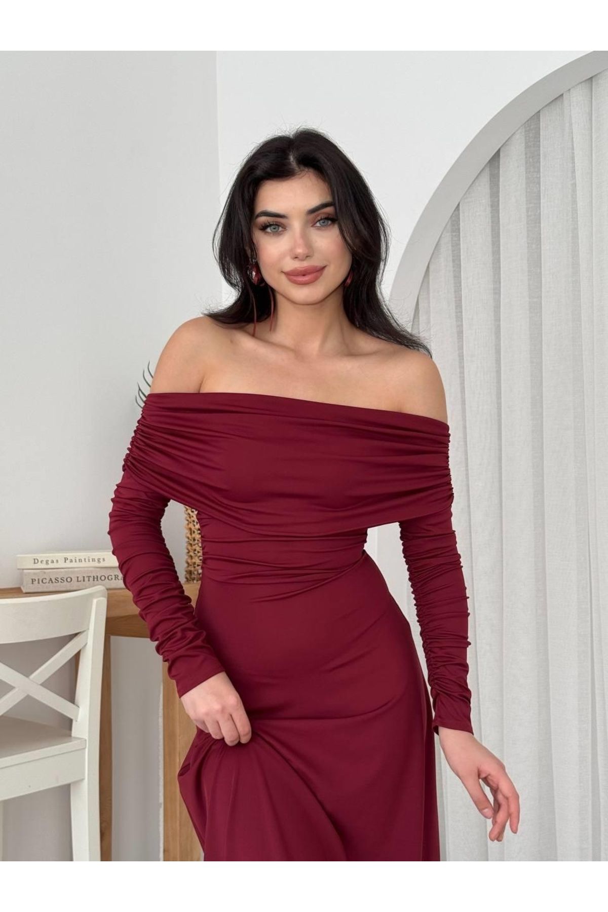 ASFSTORE Uras Straplez Elbise