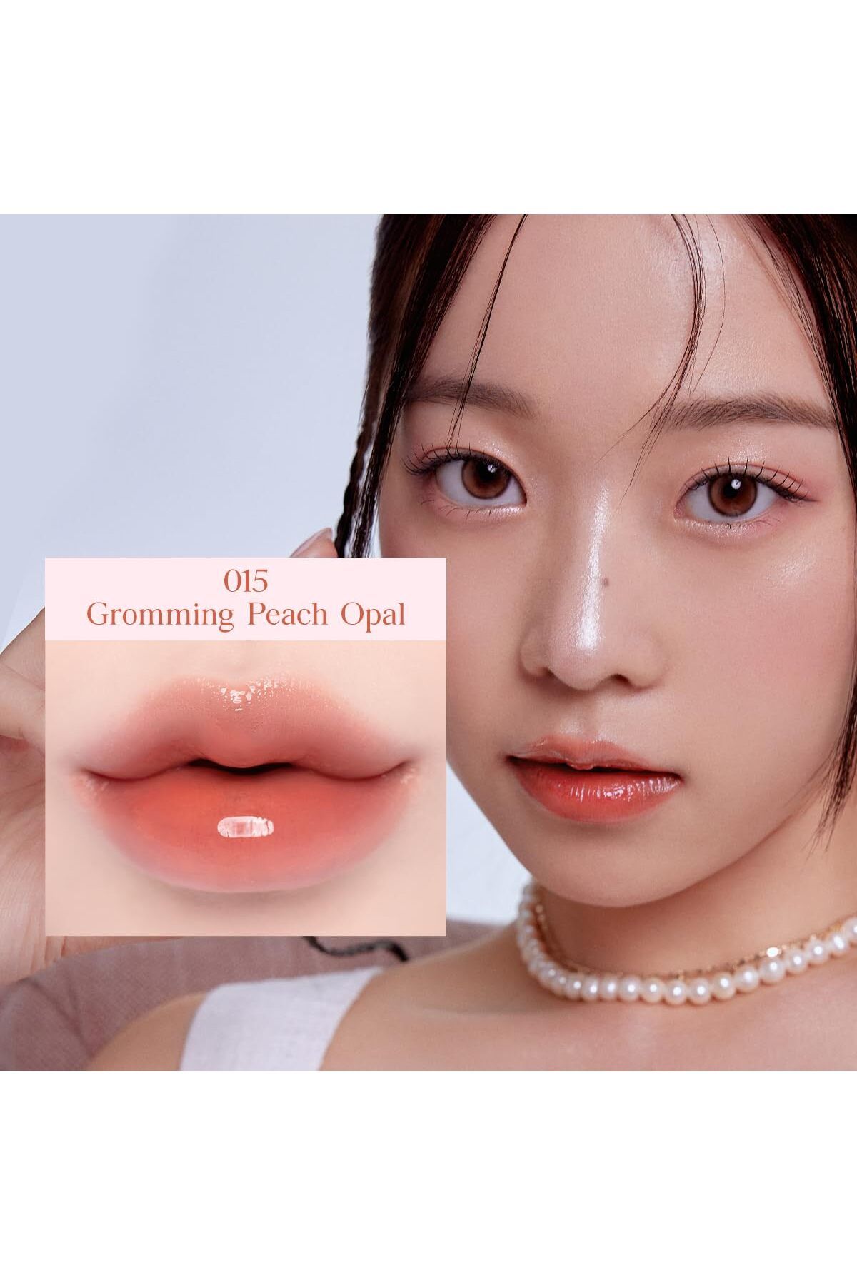 CLIO-Cleo Crystal Glam Lipstick - 15 Elegant Peach Opal 4