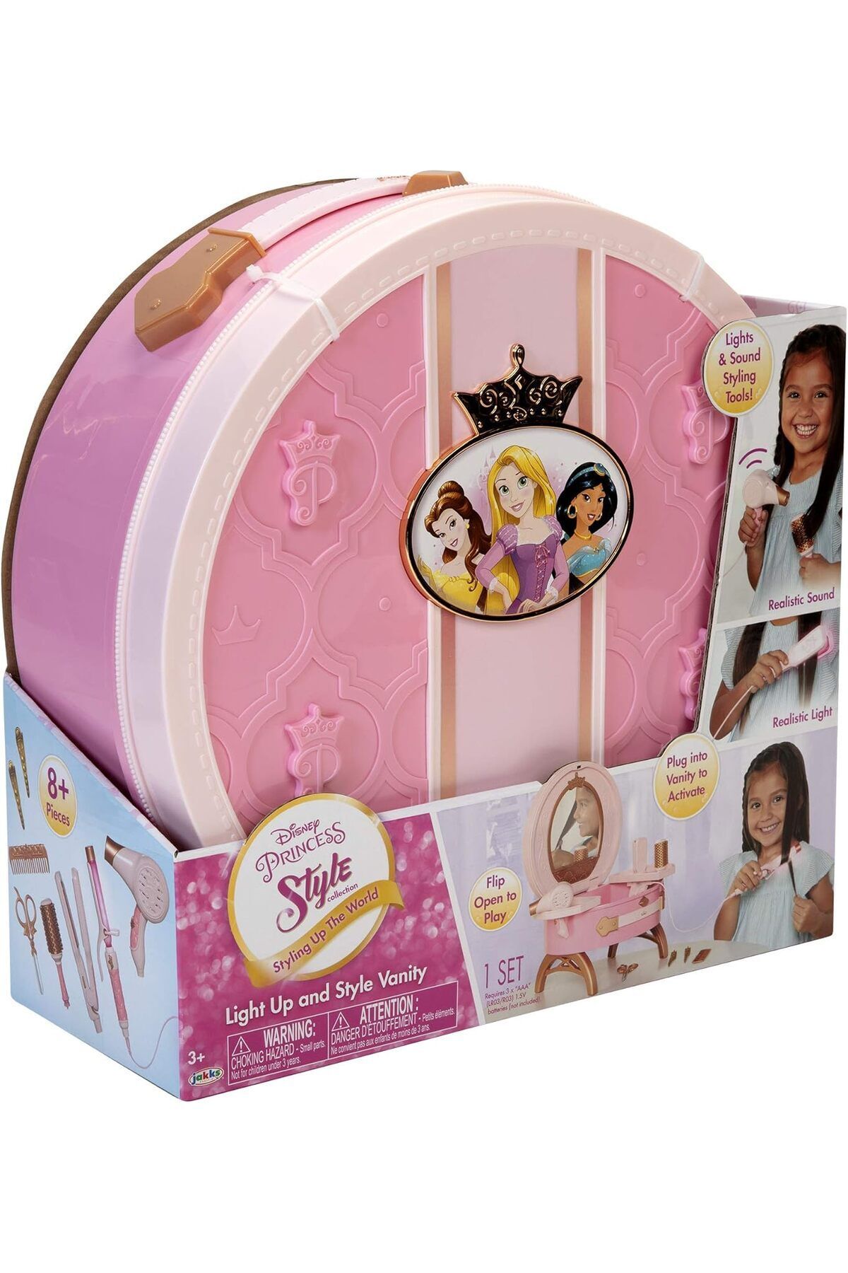 Disney-Princess Style Collection Light Up & Style Vanity 210404 1