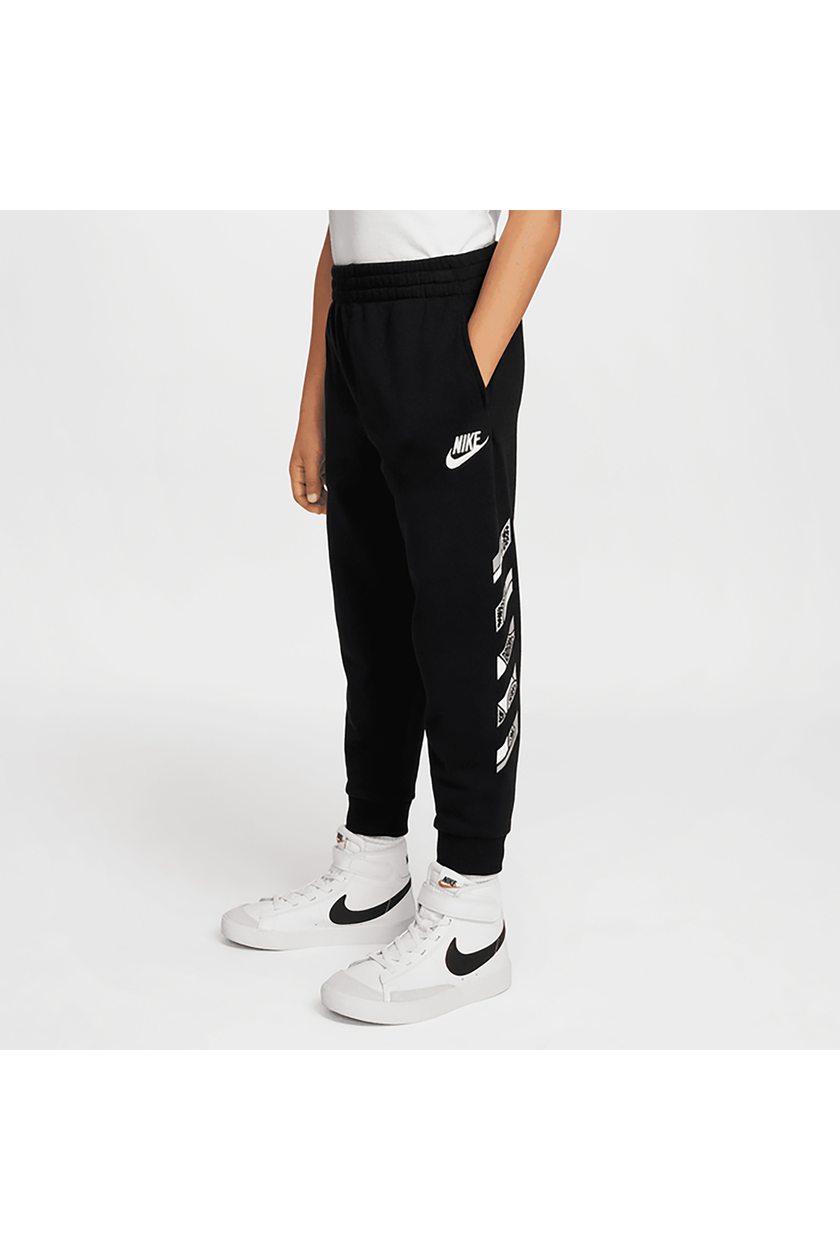 Nike Outside The Lines Çocuk Siyah Eşofman Altı (86M685-023