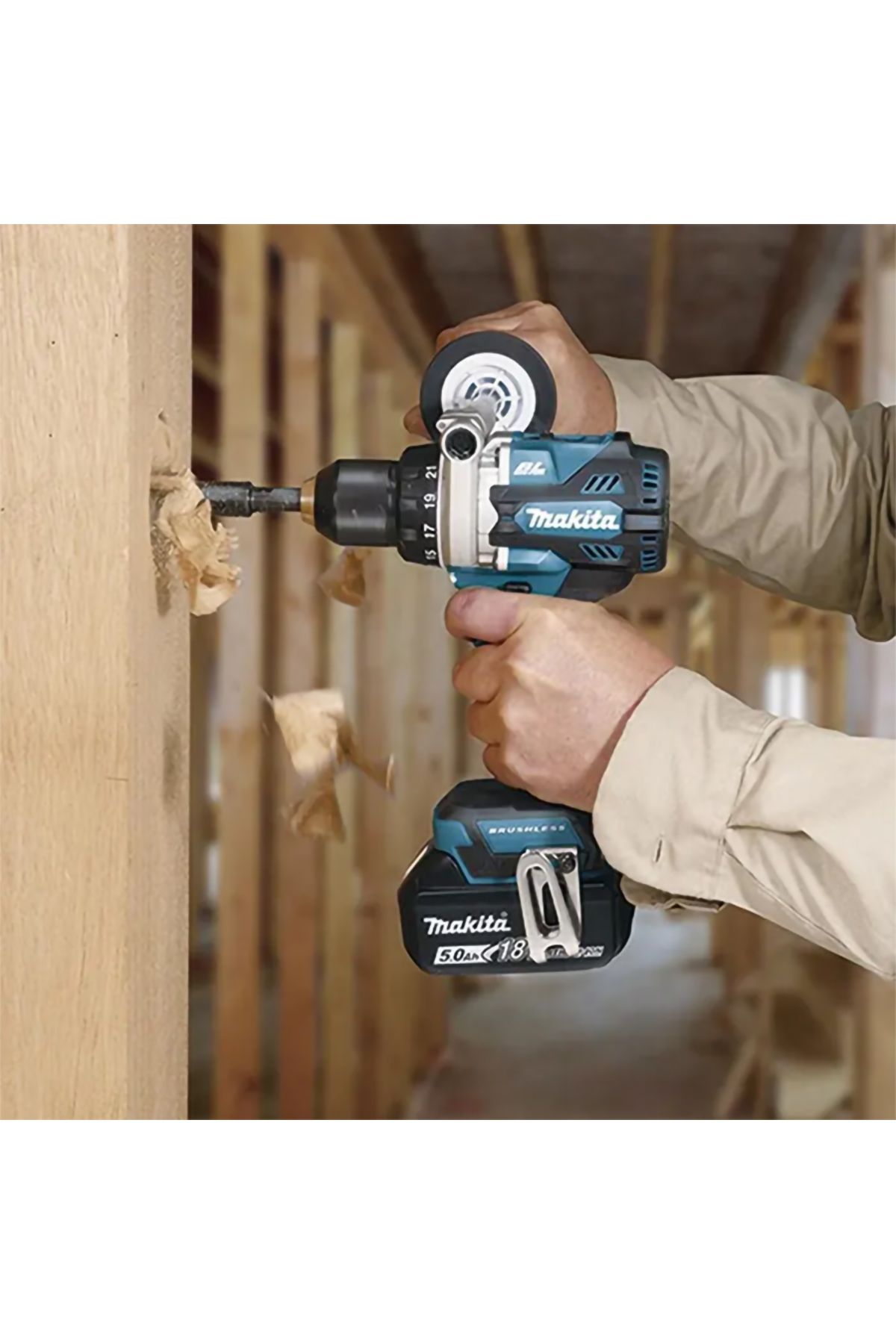 Makita-DHP486RTJ Cordless Hammer Drill Machine, For Steel / Wood, 13 mm, 18 V, 0 ~ 2,100 rpm, 2.7 kg 6