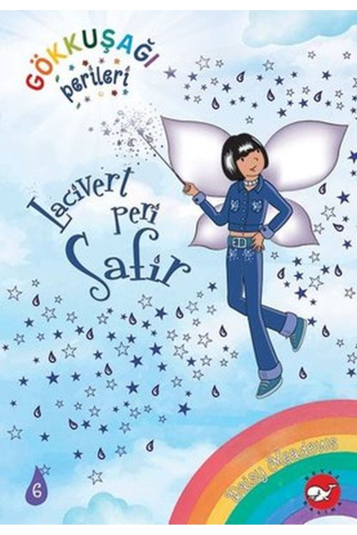 Karma Kitaplar Lacivert Peri Safir - Gökkuşağı Perileri 6 kitap (Korunakli Posetle)