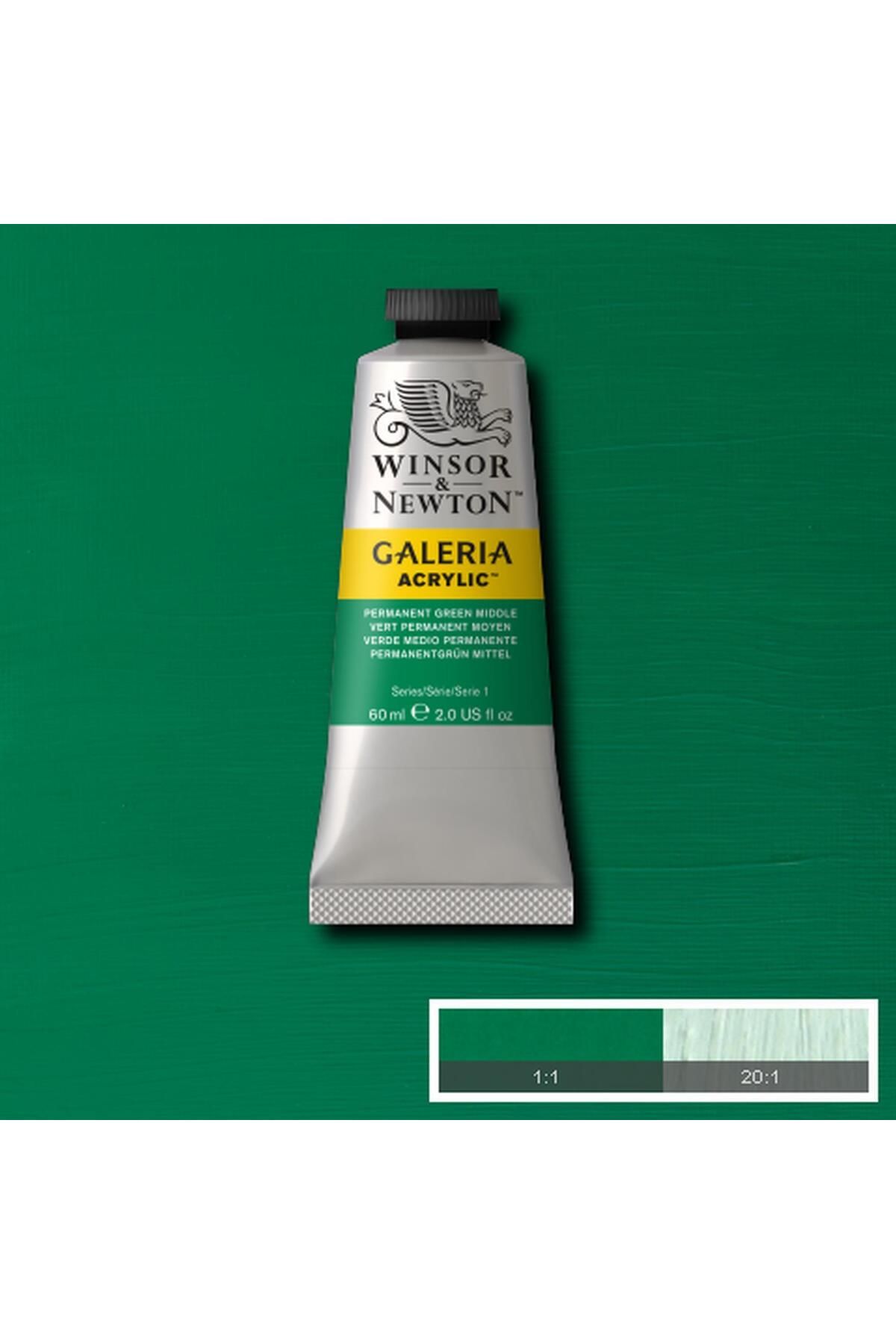 Winsor Newton Winsor & Newton Galeria Akrilik Boya 60ml Permanent Green Middle 484