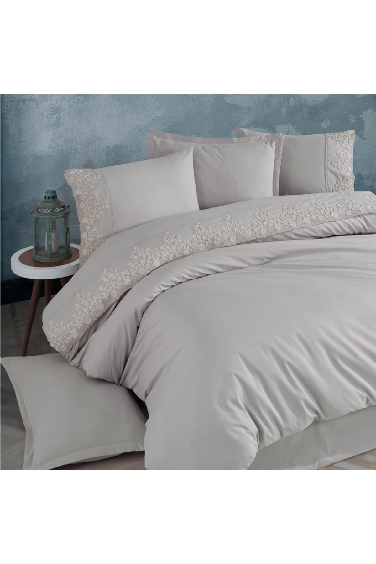 Clasy-Gray Double Duvet Cover Set Osela V6 2