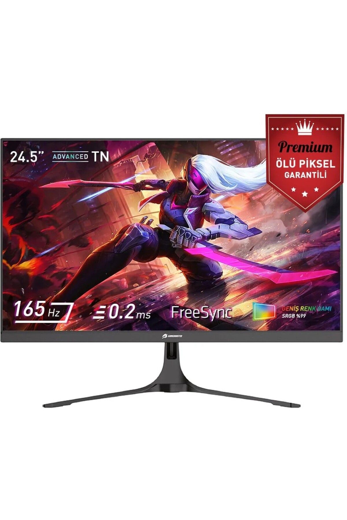 GAMEBOOSTER GB-2516FF 24.5" 165hz 0.2ms Advanced Tn Panel Fhd Freesync, Monitör