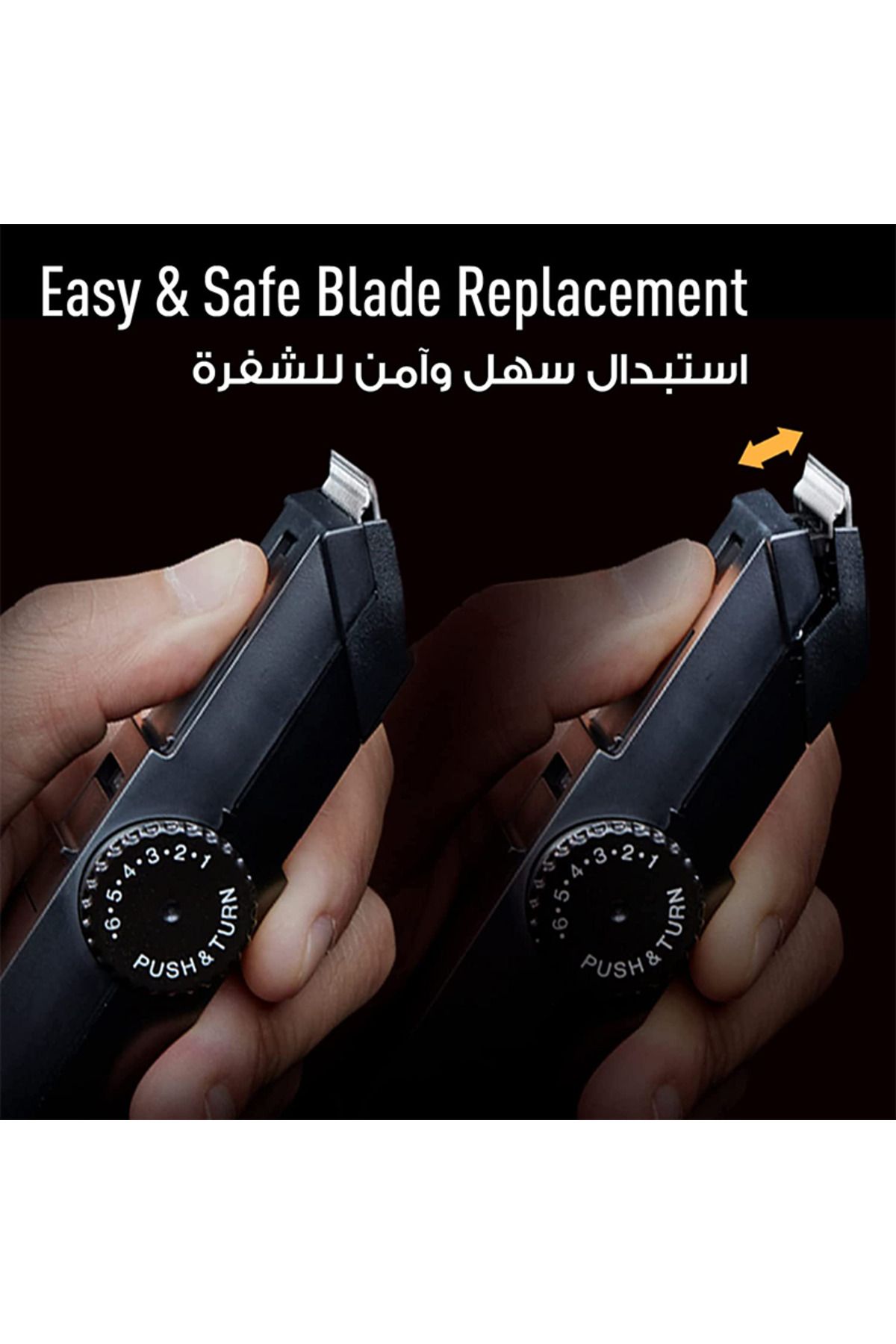 PANASONIC-Beard and Body Shaver Rechargeable - Black 5