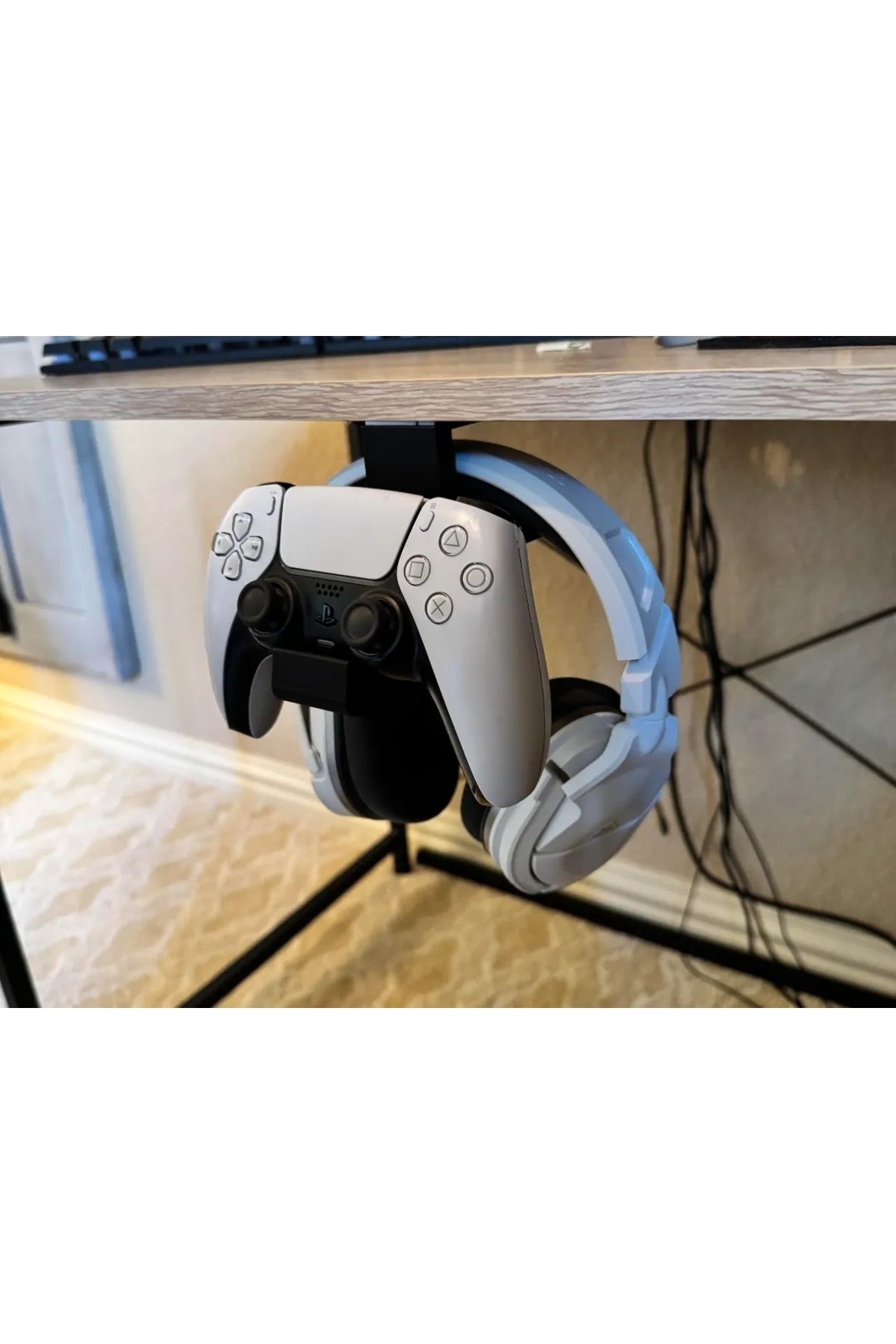 Goplast Premium Masaya Monte Playstation 5 Kol Standı, Ps5 Kol ve Kulaklık Standı, Aksesuar Set
