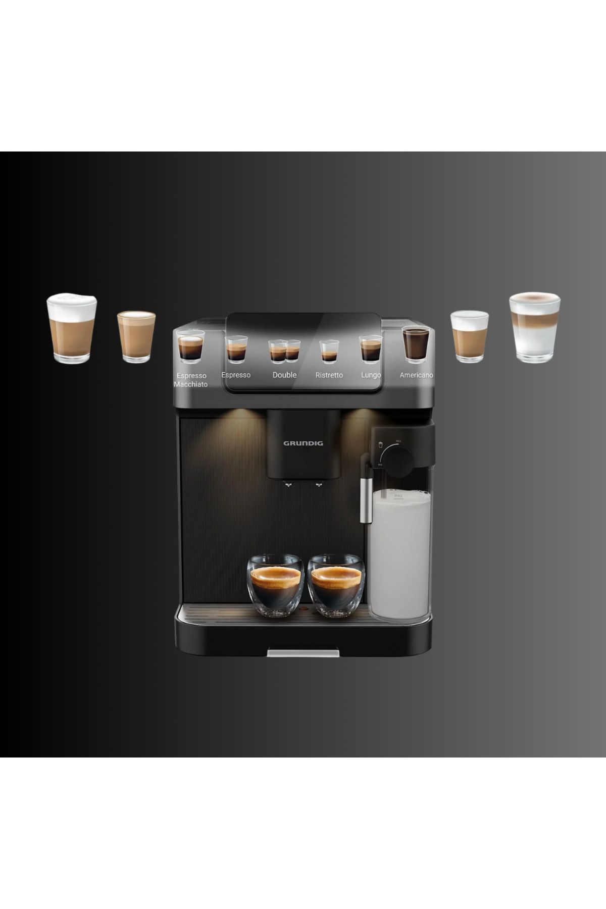 Grundig Coffee Tam Otomatik Espresso Makinesi Inox