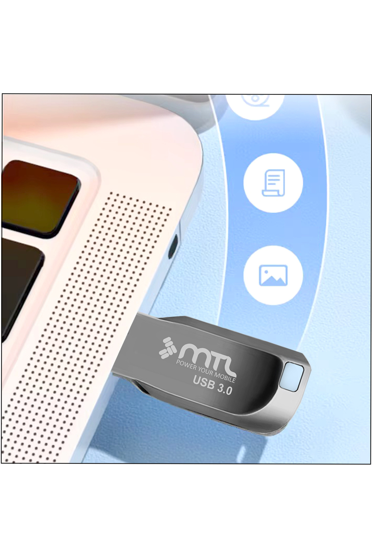 MTL-64 Gb USB 3.0 Metal Memory Drive 4