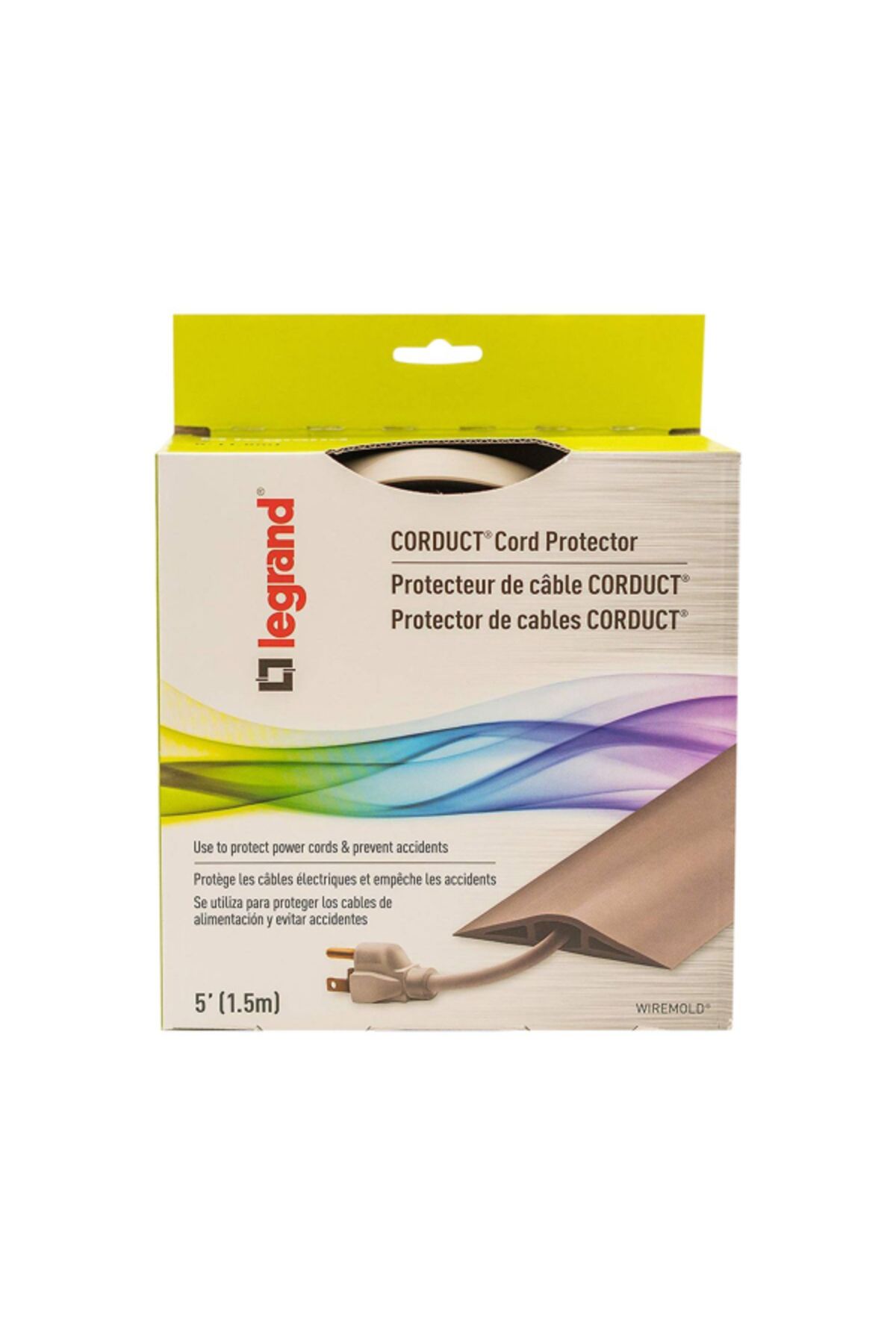 Wiremold-Electrical Cord Protector 5ft 3