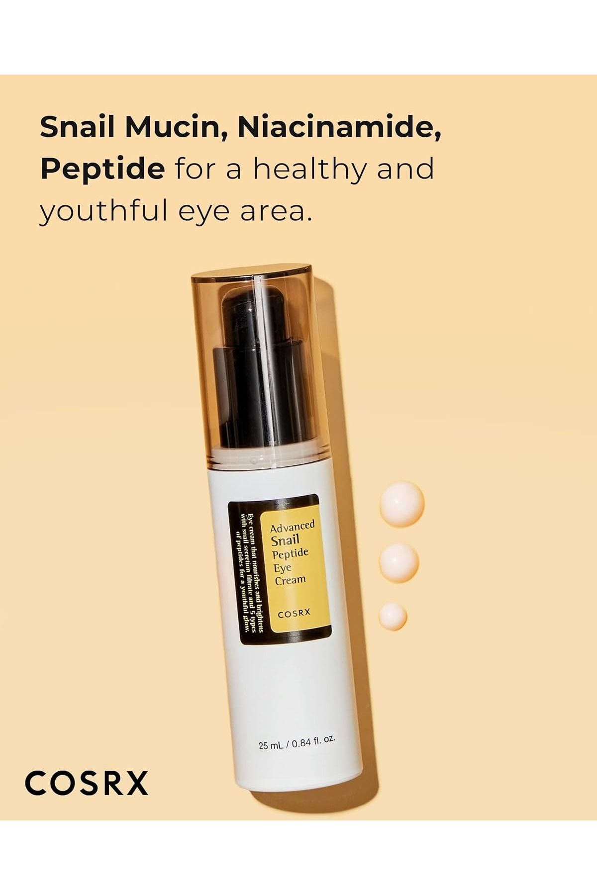 Cosrx-Cosrx Advanced Snail Peptide Eye Cream 25ml - Snail Extract and Peptide Eye Cream 3