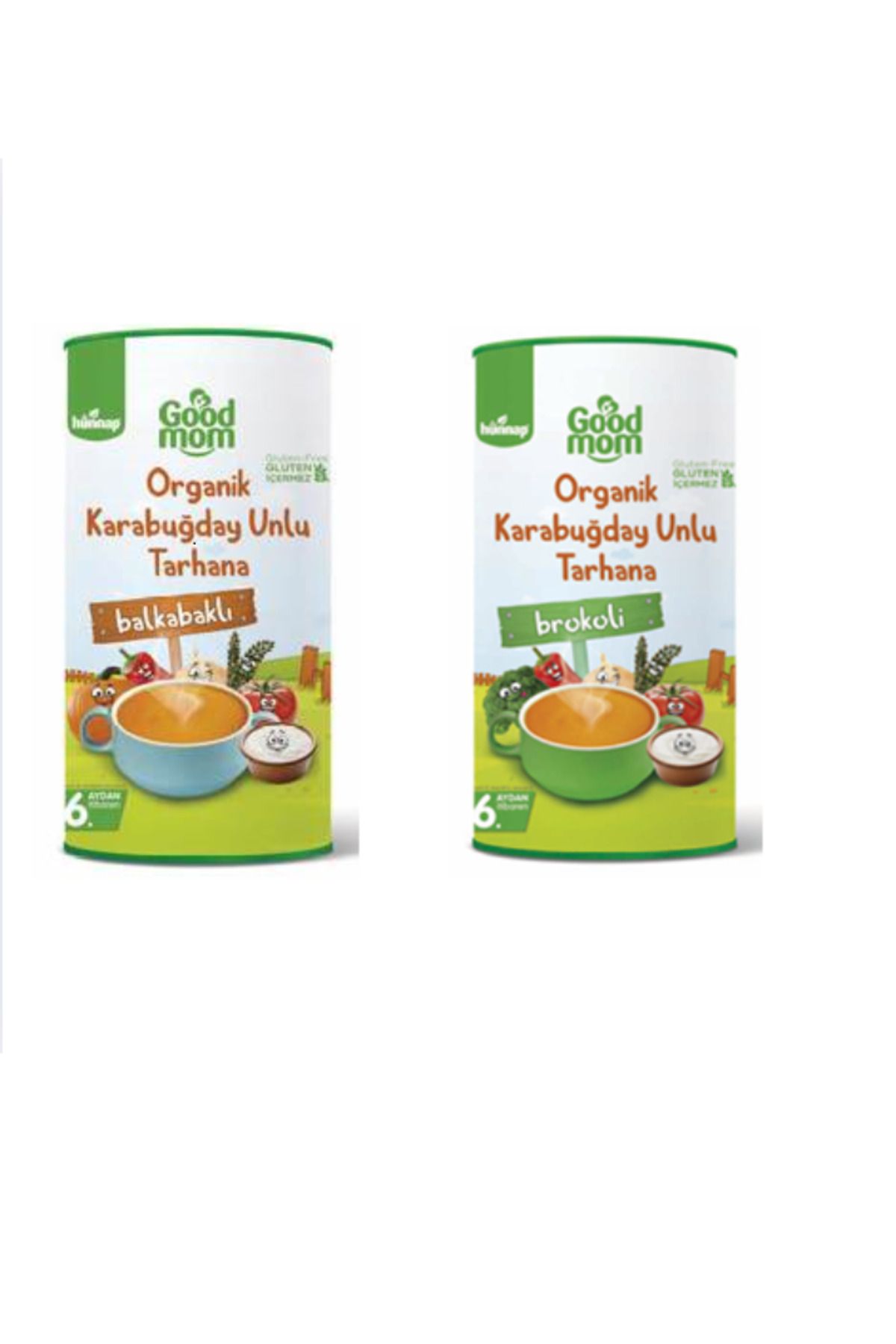 Hünnap GOODMOM ORG. KARABUĞDAY UNLU TARHANA 200 GR ( BALKABAKLI+ BROKOLİLİ)