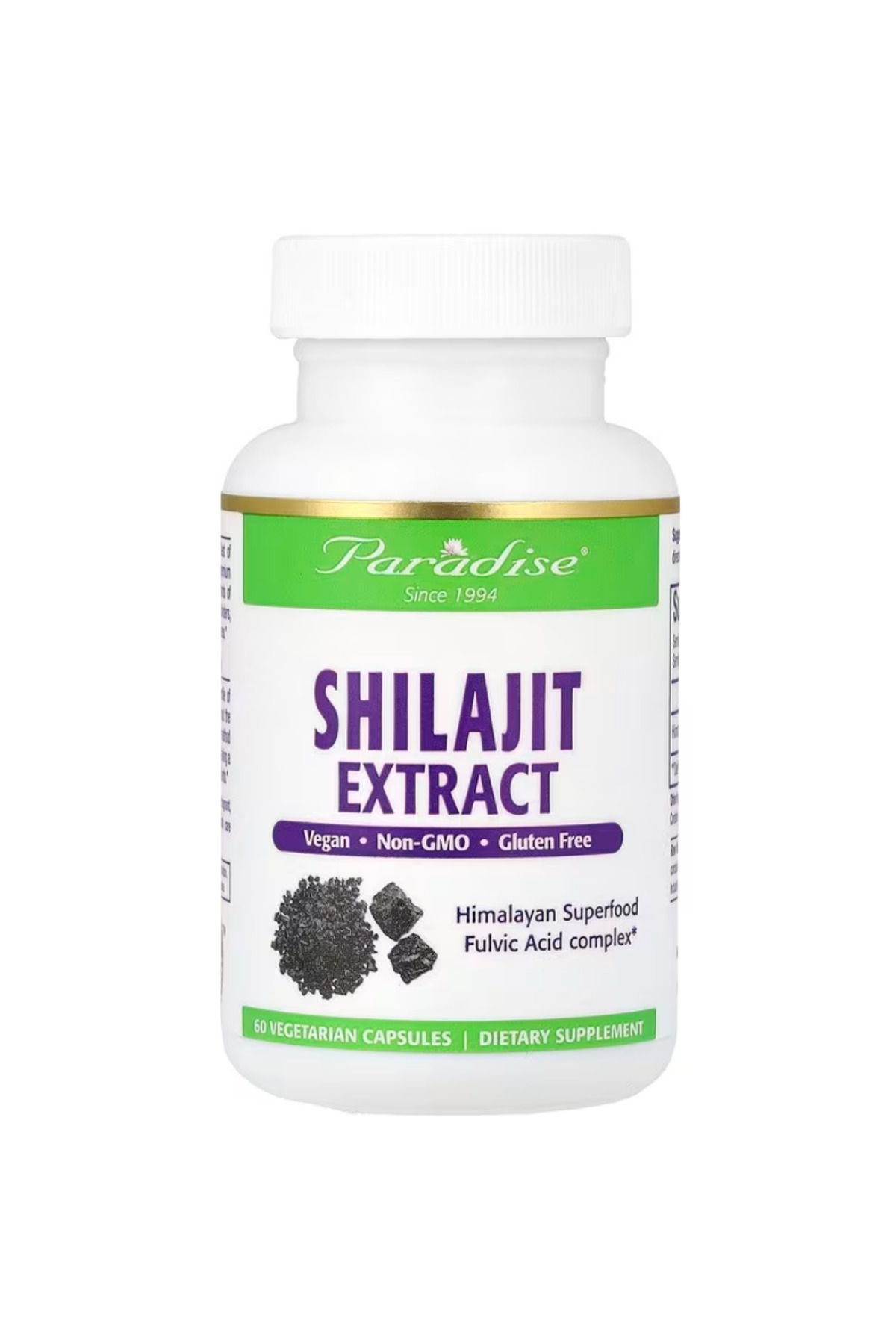 Paradise Herbs , Shilajit Extract, 250 mg, 60 Vegetarian Capsules vrr44