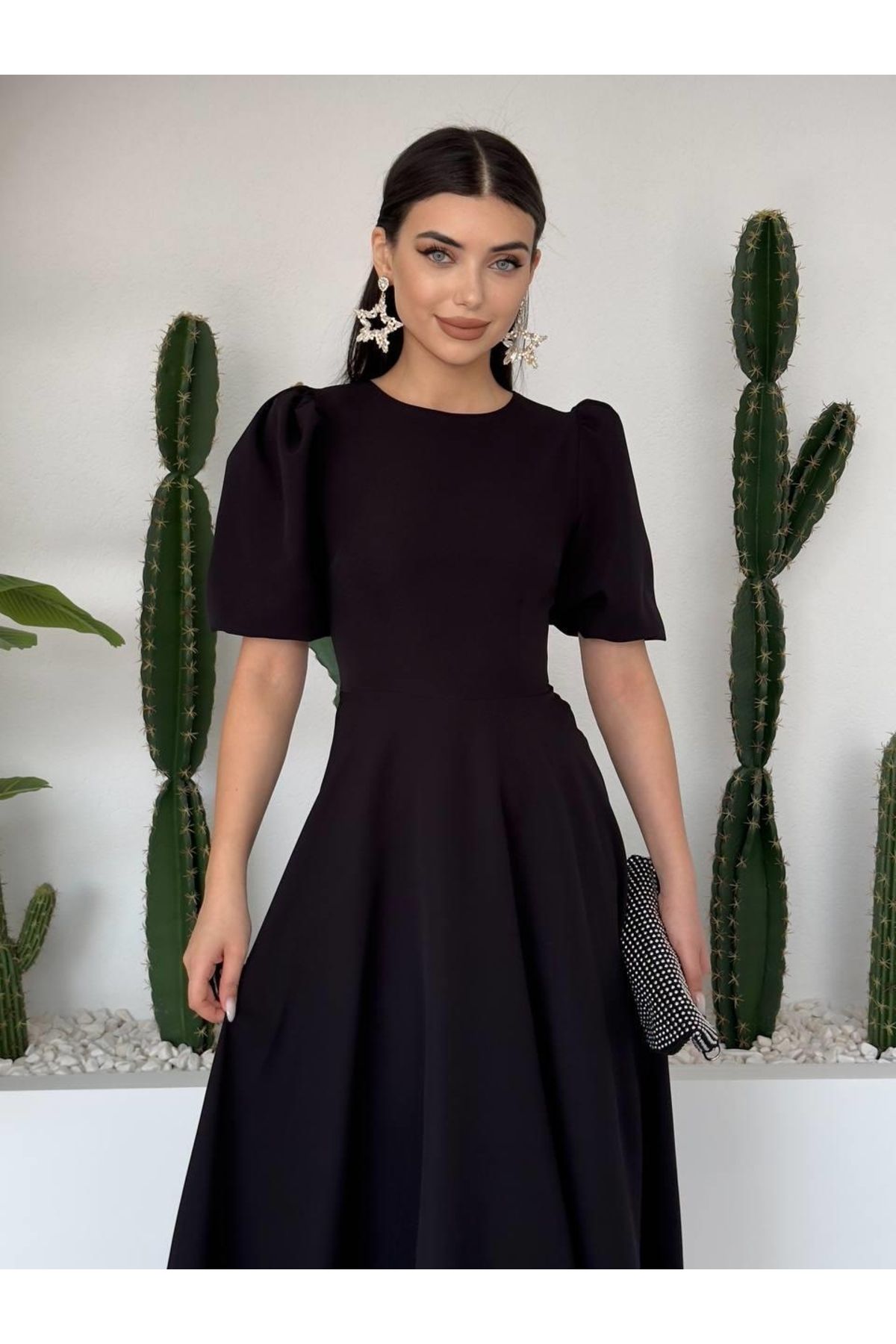 fh fashionhere Catania Balon Kol Elbise