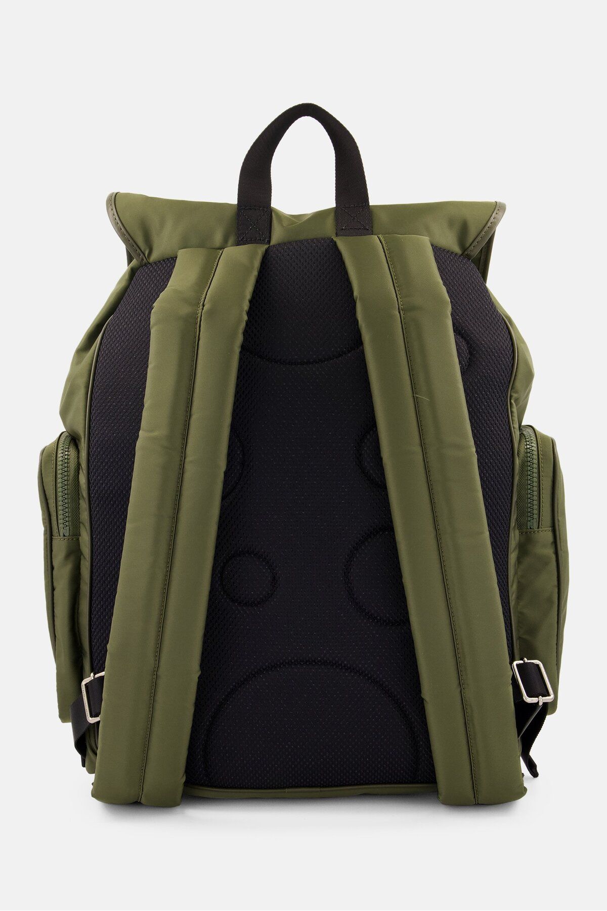 OFF WHITE-Men Arrow Tuck Nylon Backpack 37 H x 40 L x 22 W cm, Olive 3