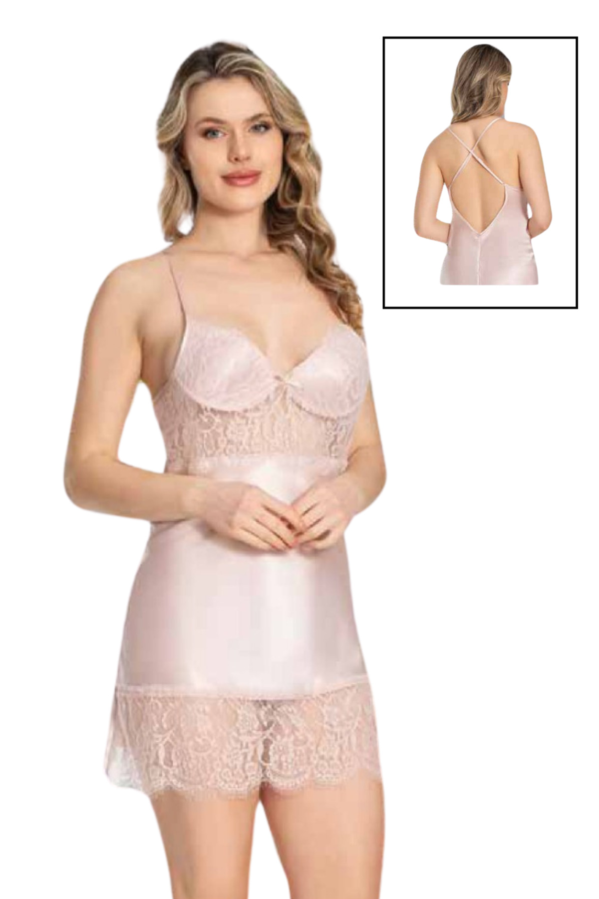 PRENDRE Kadın 6 Parçalı Pijama Gelin Çeyiz Seti CYO. SY.4.S370.YP.1