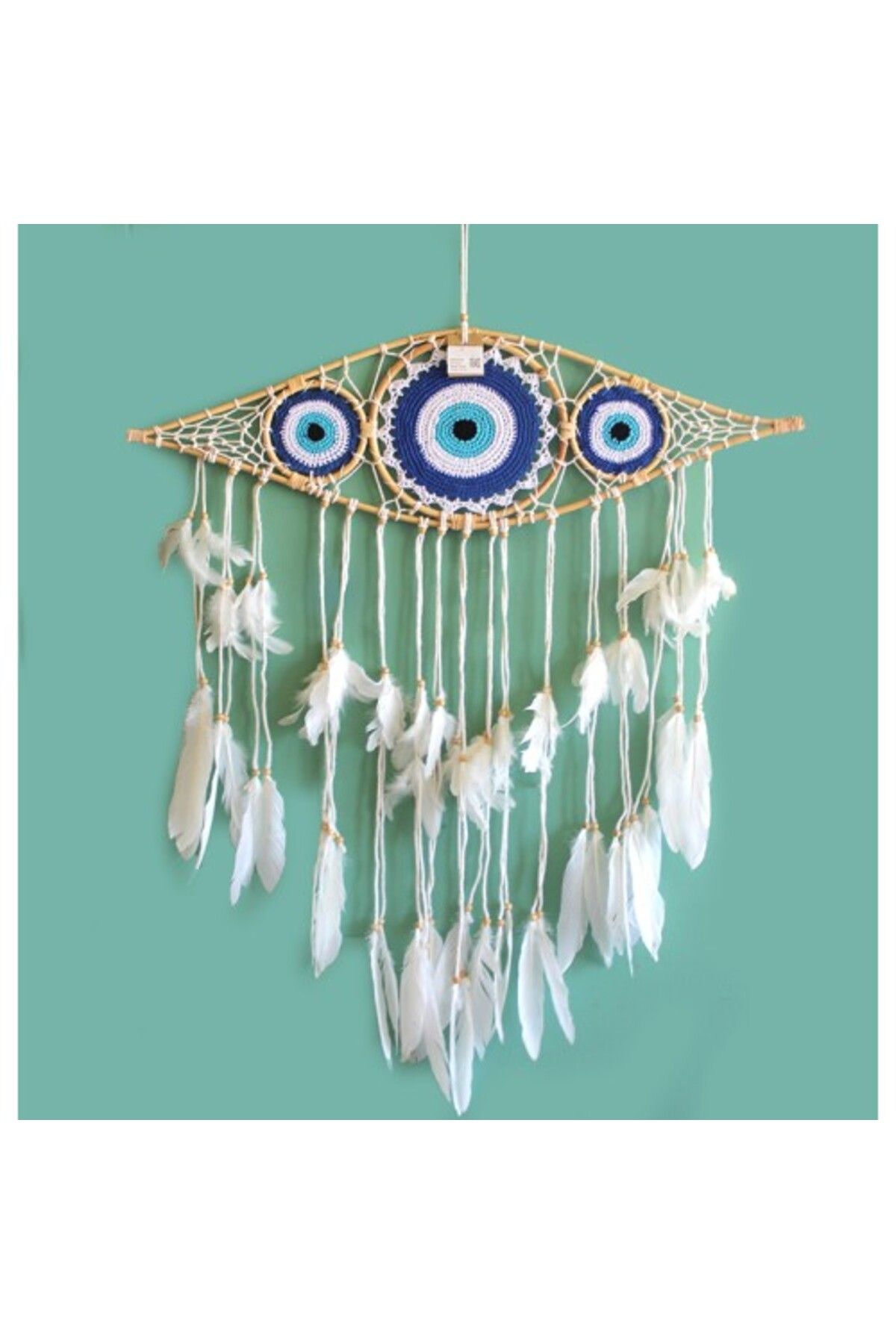 Mu Art Rüya Kapanı Dream Catcher Göz Tasarımı Model 4