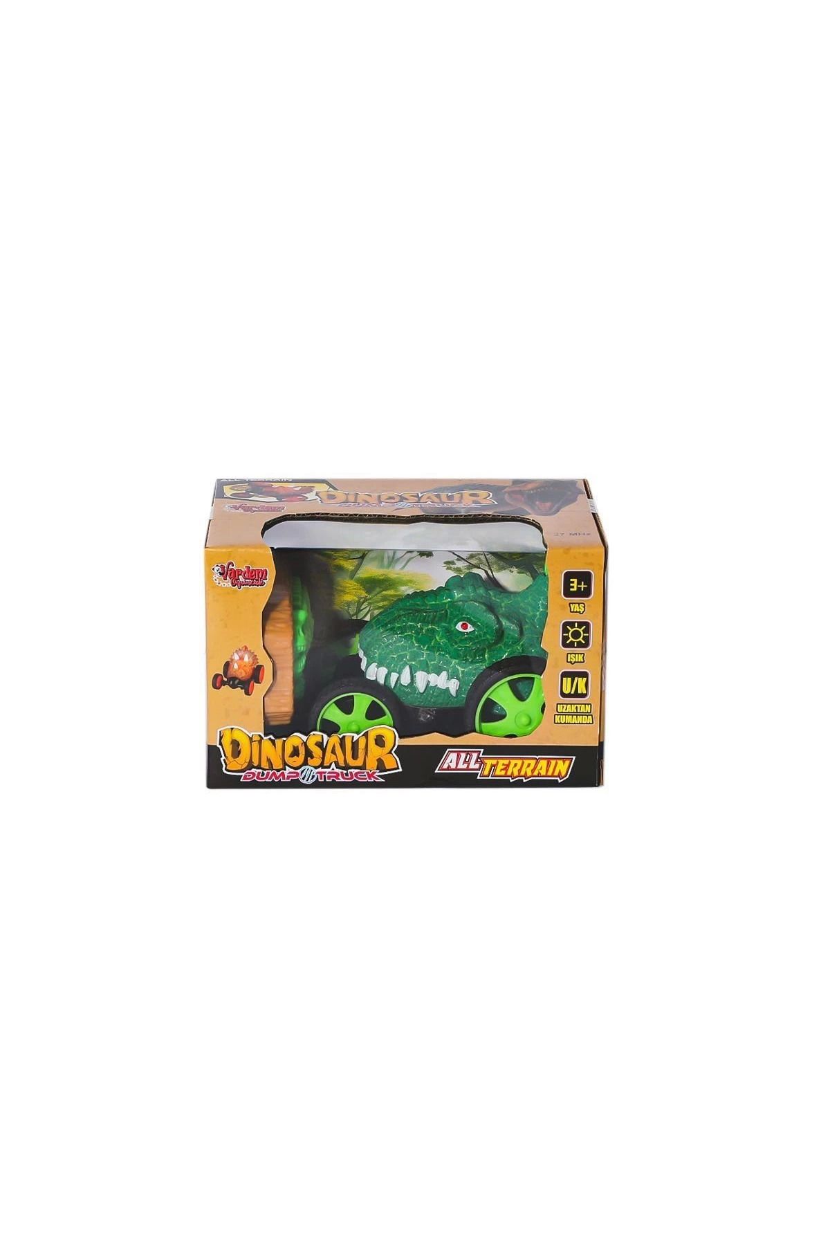 Eldenör Sm-689-31-32 Kumandalı Işıklı Dinazor Araba -vardem