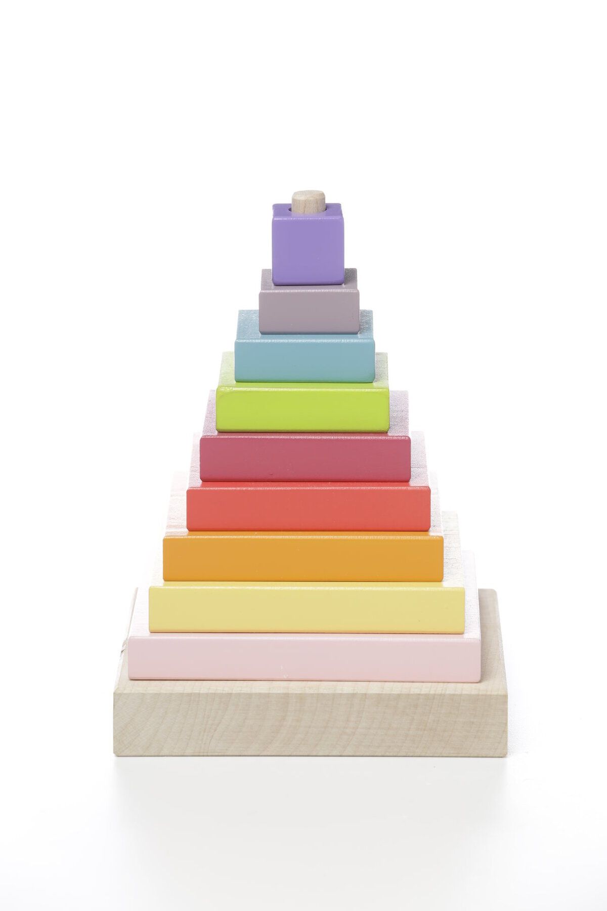 CUBIKA-Dřevěná hračka, , Barevná pyramida 2