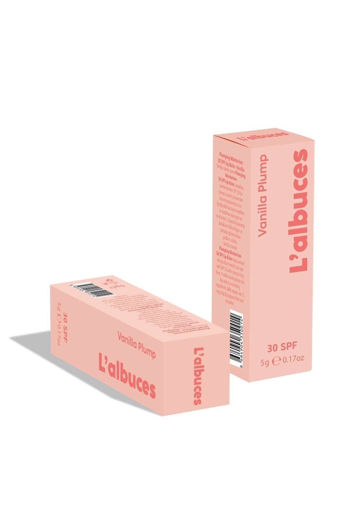 L'albuces Vanilla 30 SPF Plump Lip Balm-Dolgunlaştırıcı Dudak Nemlendiricisi