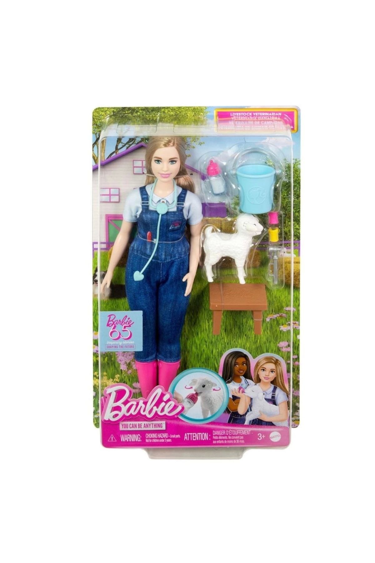 NW NessiWorld Nessiworld HRG42 Barbie 65. Yıl Deluxe Kariyer Bebekleri - Veteriner