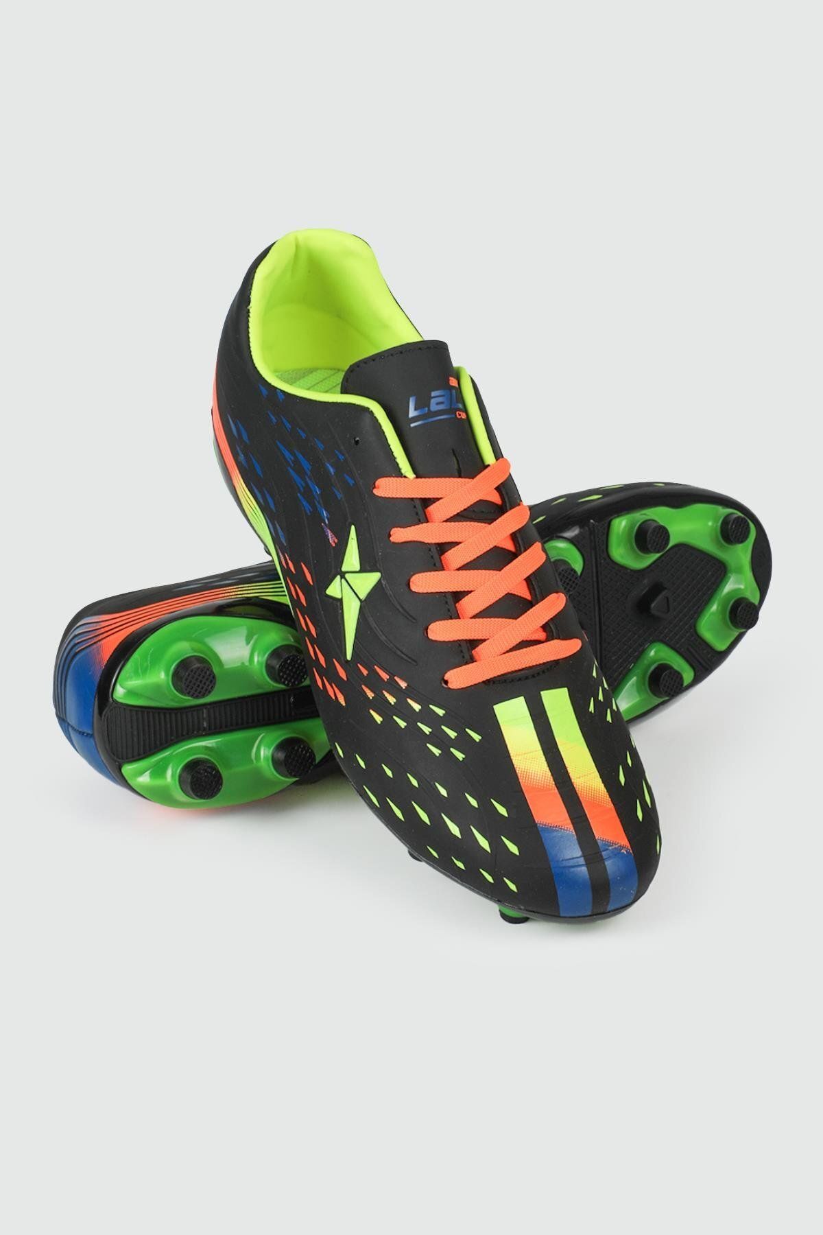 GÜLERSHOES-Guaranteed Original Men's Toothed Football Boots with Ankle Socks Number 40-41-42-43-44 for Carpet Field 2