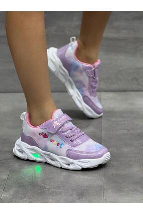 Genel Markalar One Çocuk Unisex Ortopedik Snakers Işılklı(Lambalı)Spor Ayakkabı