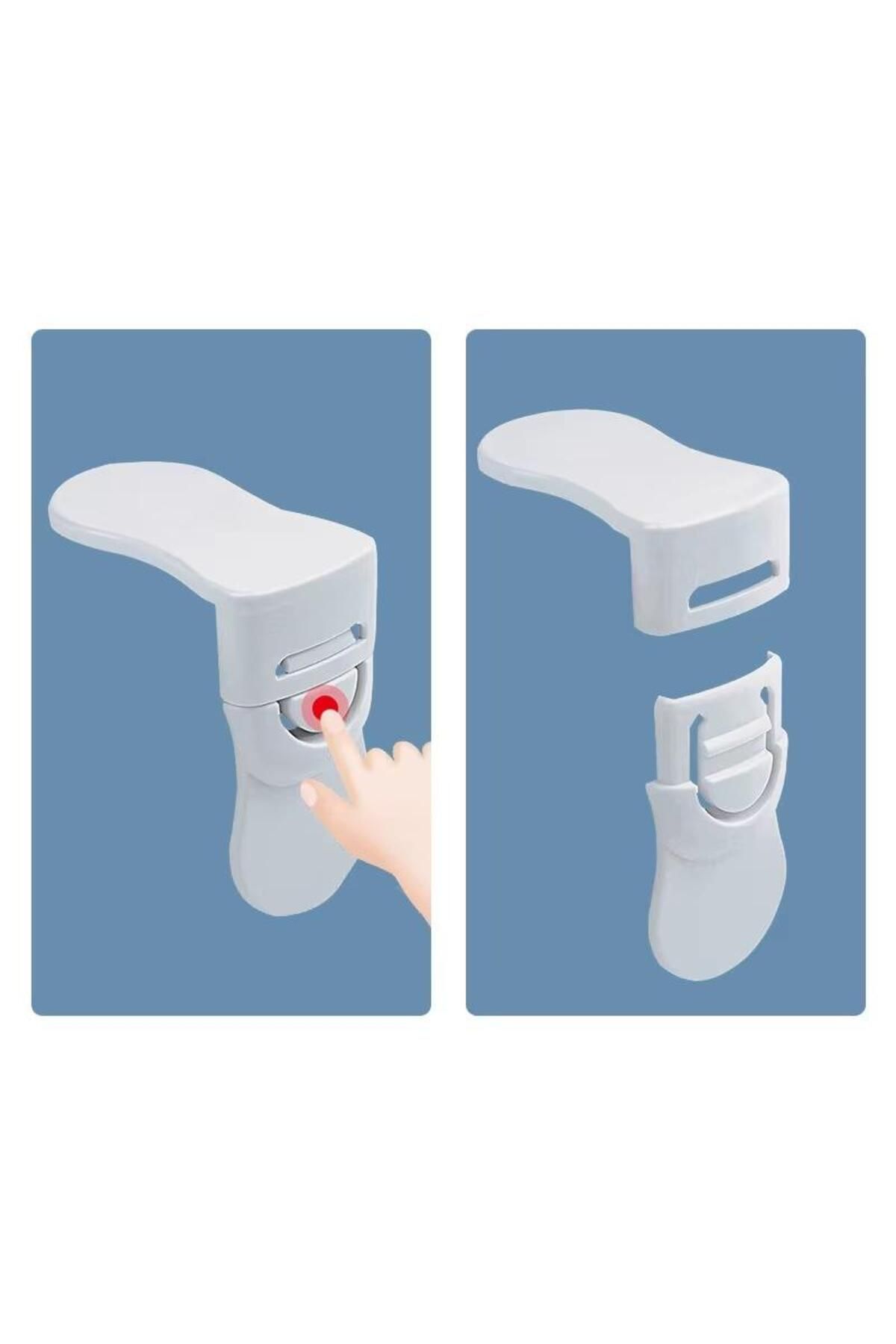jetfast-6 bucăți de mânere pentru uși - încuietoare de protecție pentru copii și încuietoare de siguranță 6