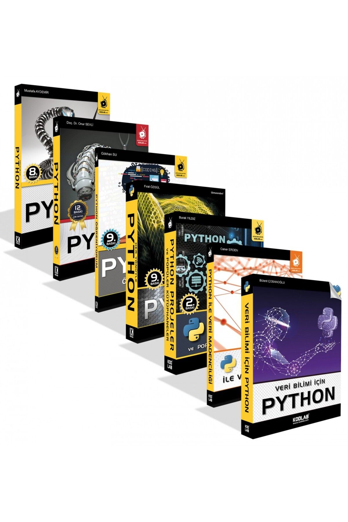 Kodlab Yayın Dağıtım SIFIRDAN UZMANLIĞA PYTHON EĞİTİM SETİ 3  hemenbugun